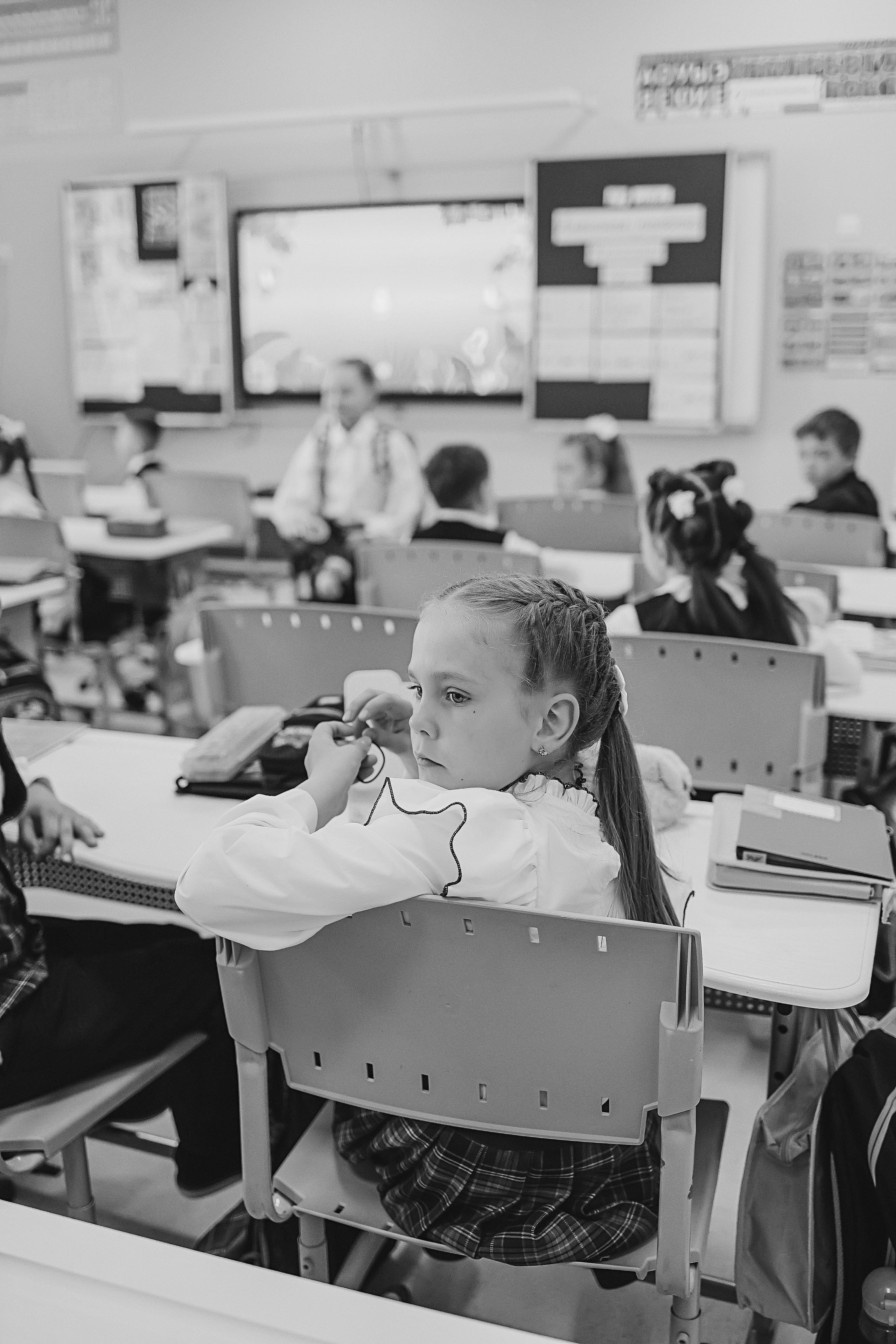 Один день в школе 1 класс. Семейный фотограф Тюмень, фотограф на роды Салмина Мария