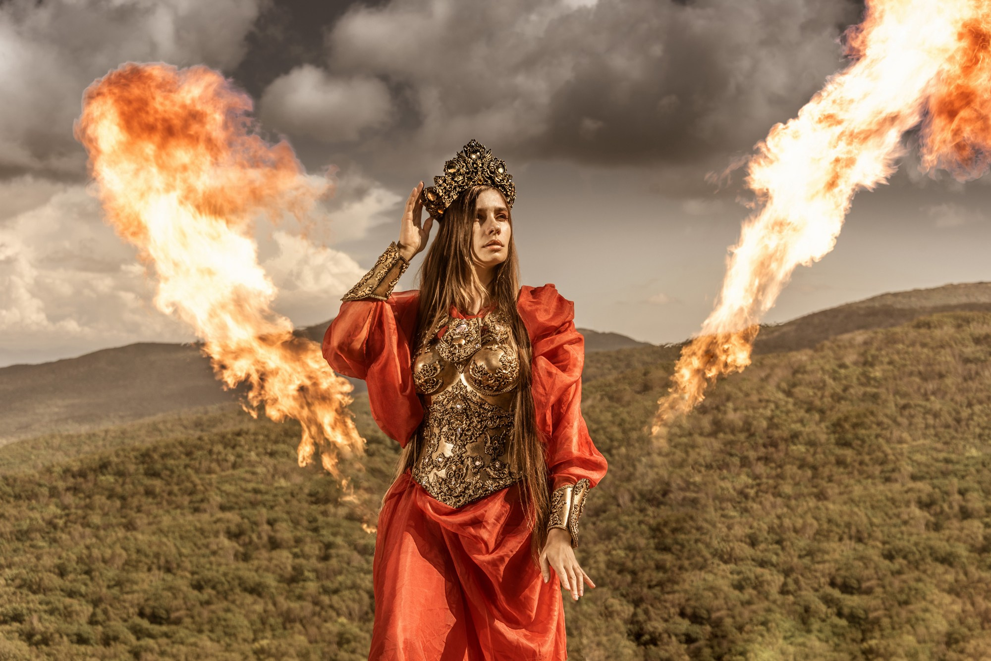 Фотосессии с огнем. Ксения Далишнева — сказочный фотограф во Владивостоке