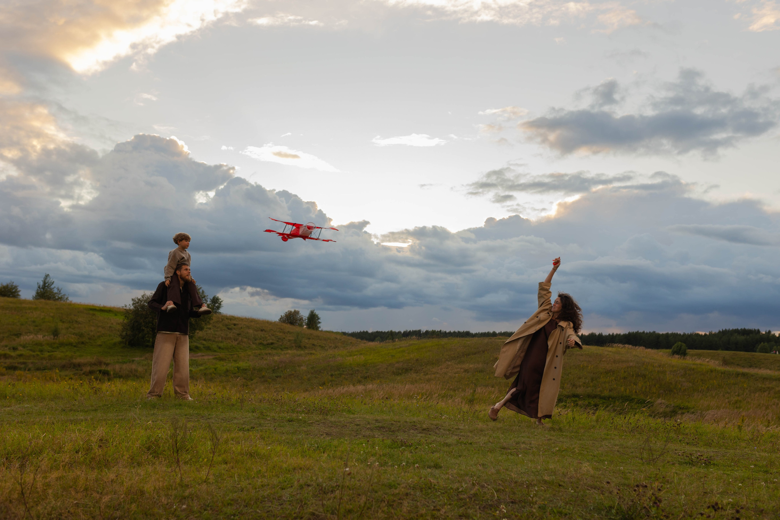 В полях. Семейный фотограф в Санкт-Петербурге Любовь Савкина
