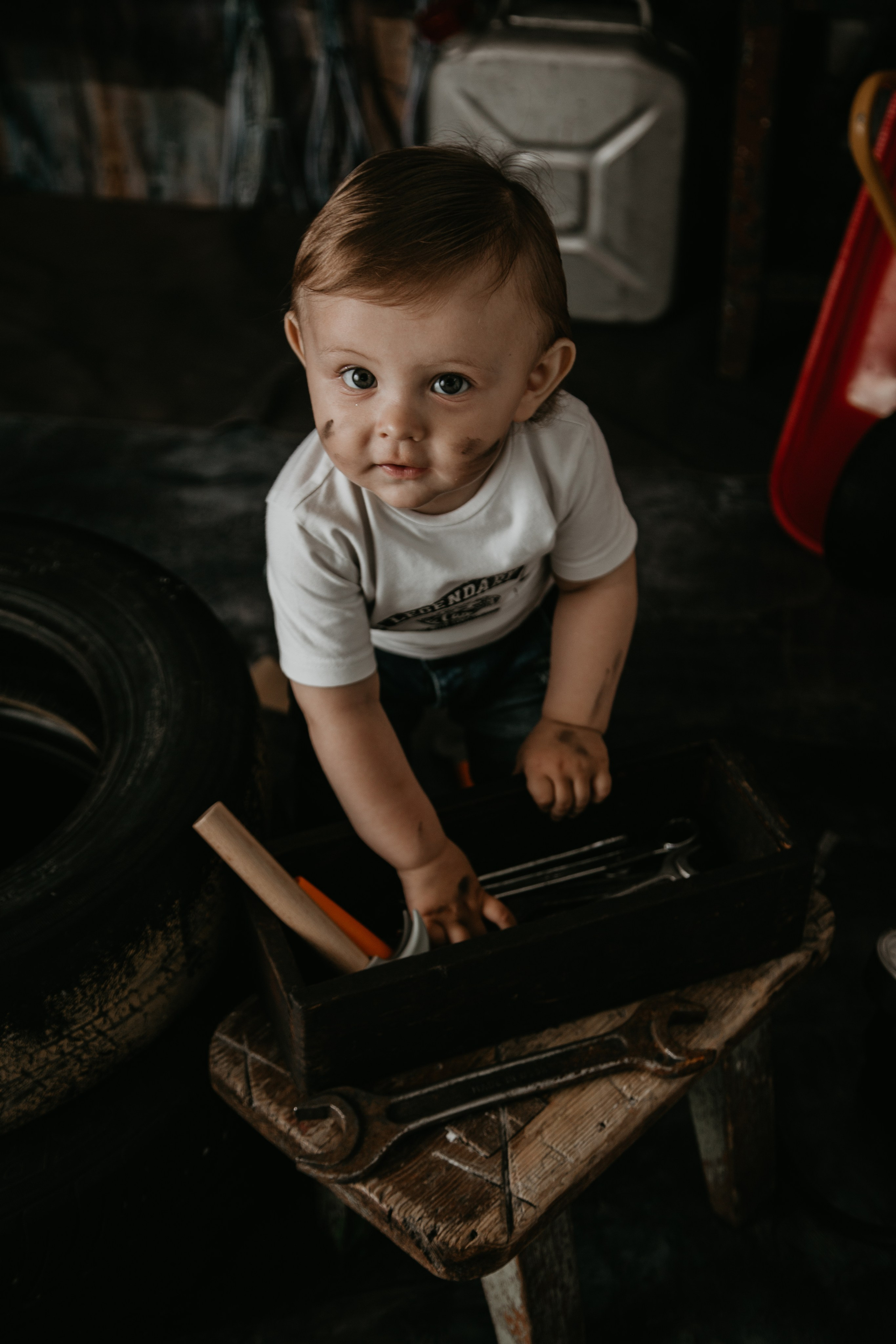 Фотосессия в стиле гараж