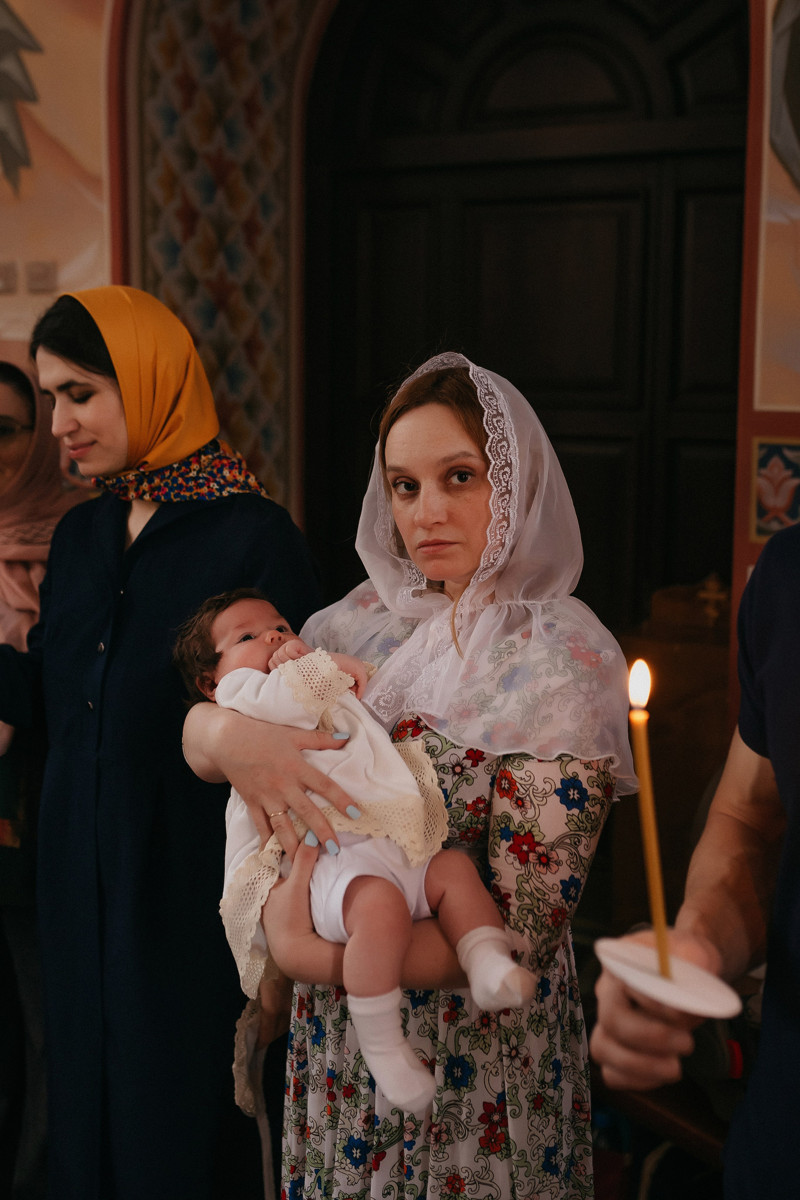 Крещение Арины. Храм Георгия Победоносца. Семейный фотограф в Сургуте