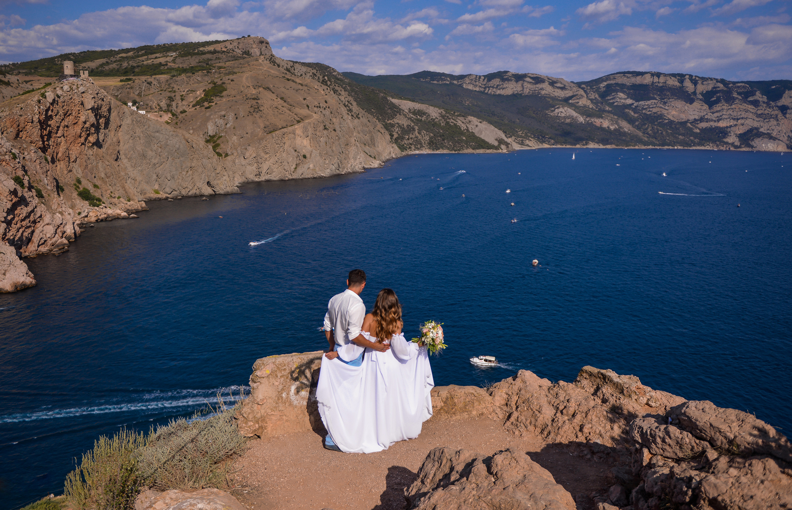 Свадьба для двоих в Крыму. Свадебный фотограф в Крыму