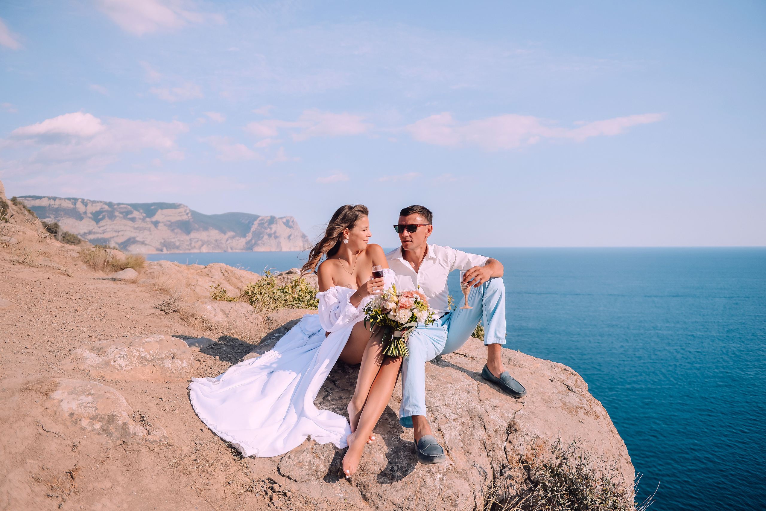 Свадьба для двоих в Крыму. Свадебный фотограф в Крыму