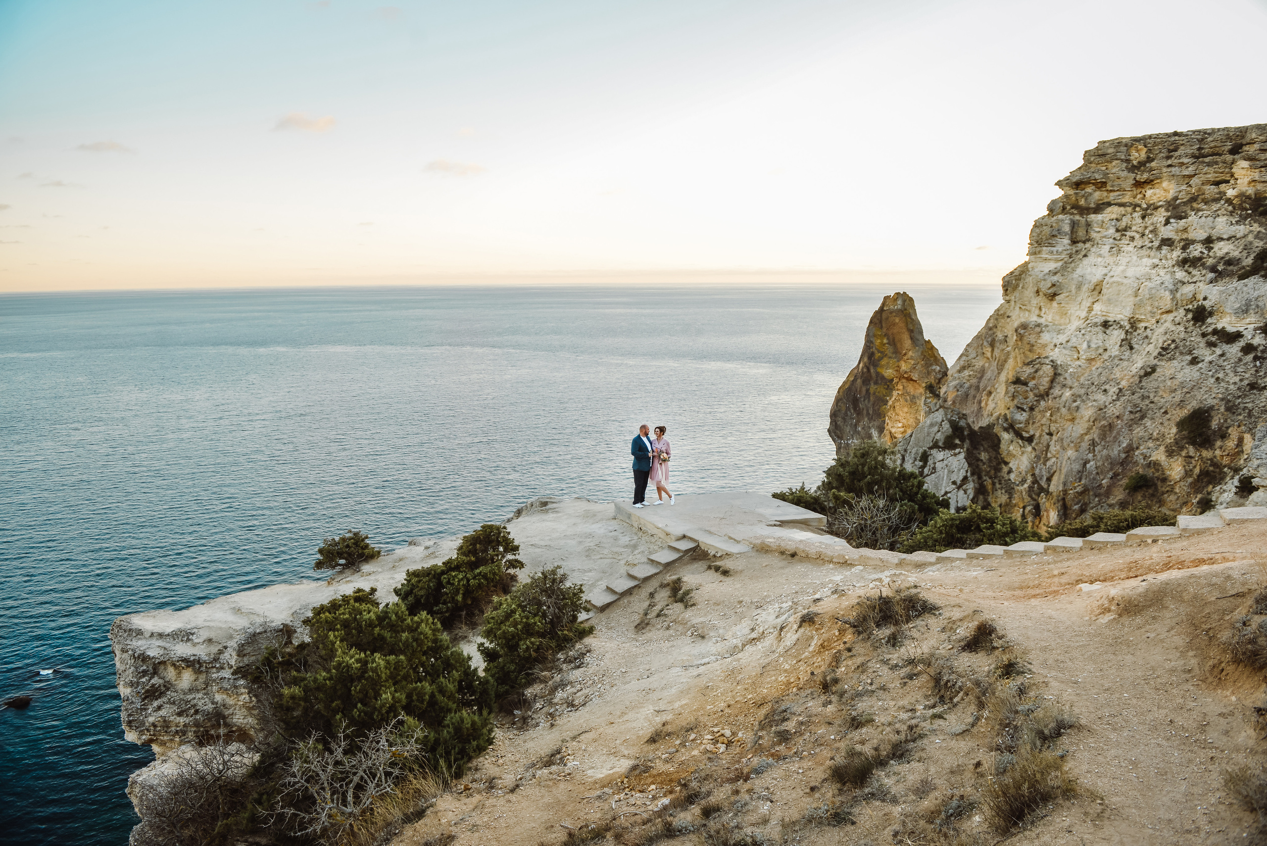 Свадьба для двоих в Крыму. Свадебный фотограф в Крыму