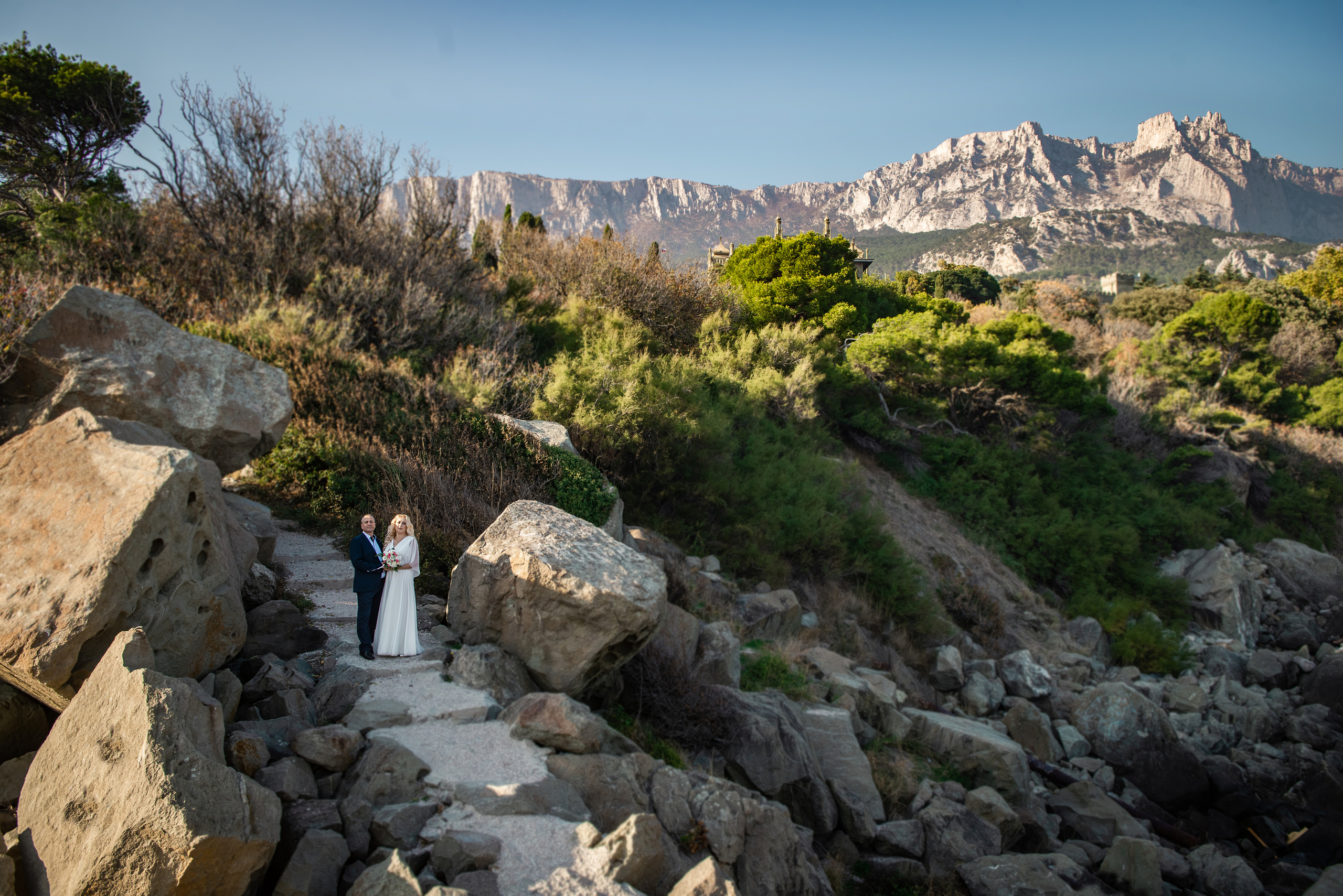 Свадьба для двоих в Крыму. Свадебный фотограф в Крыму