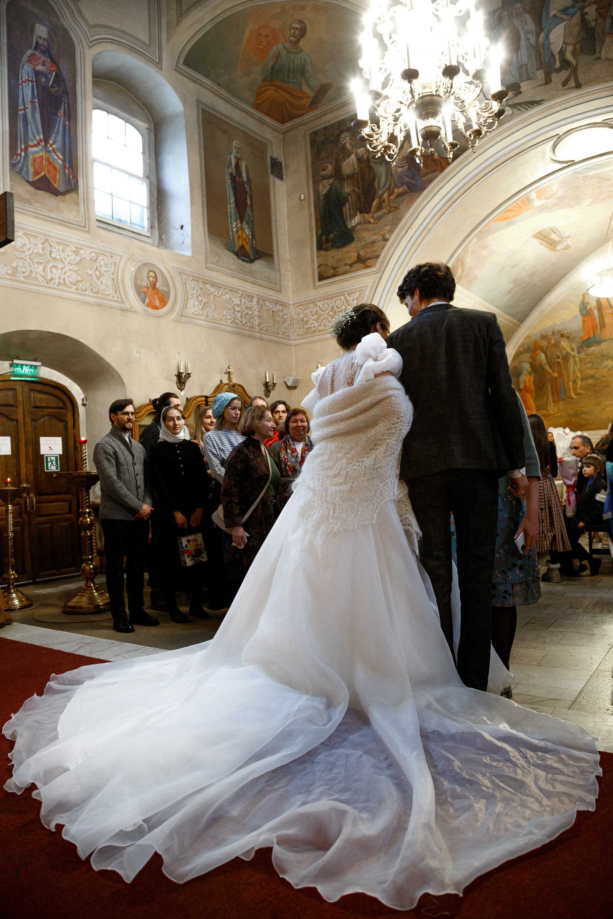 Венчание в храме Космы и Дамиана в Шубине