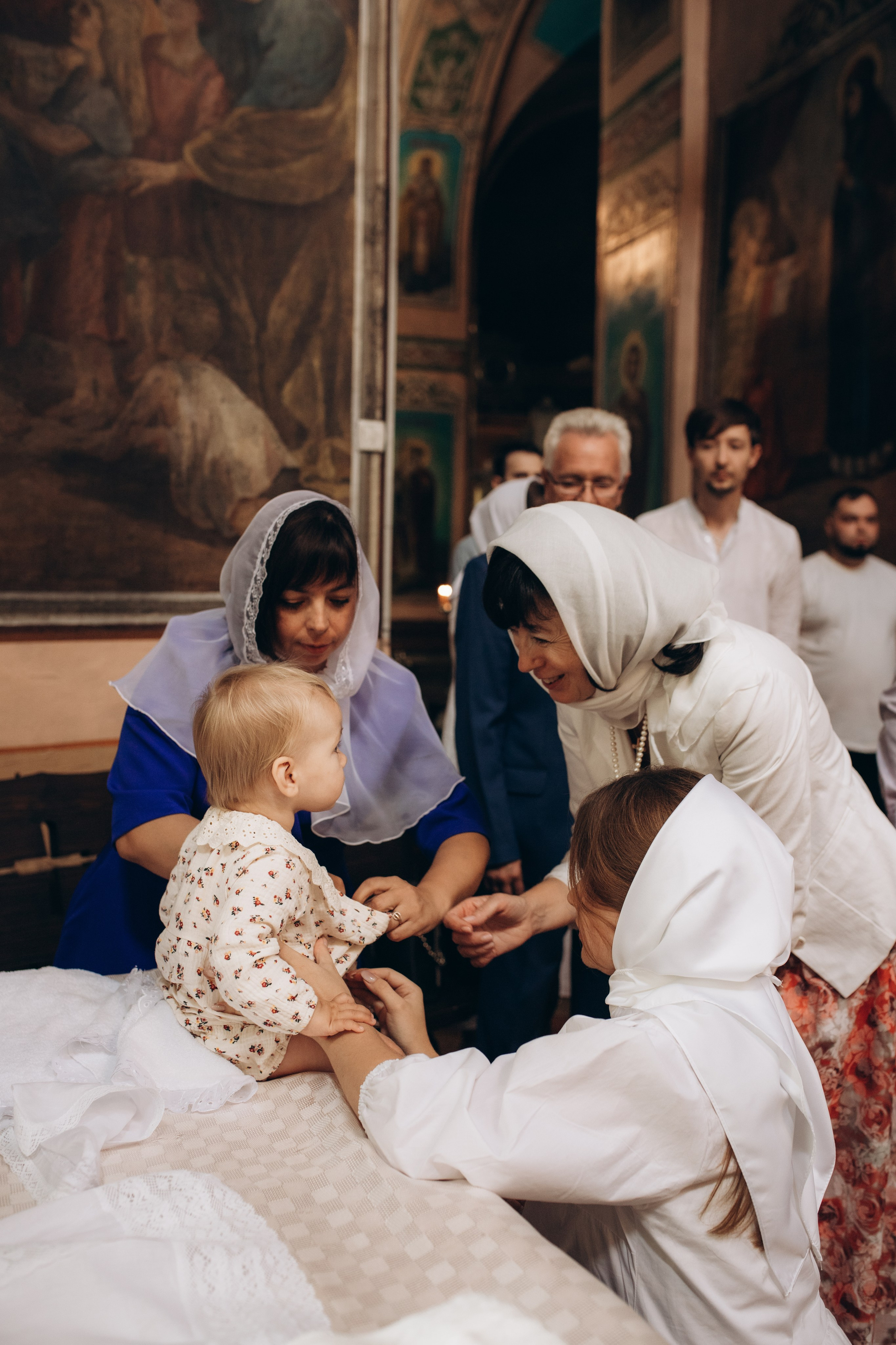 Крещение Христина. Семейный и домашний фотограф в Москве и МО Королева Валерия