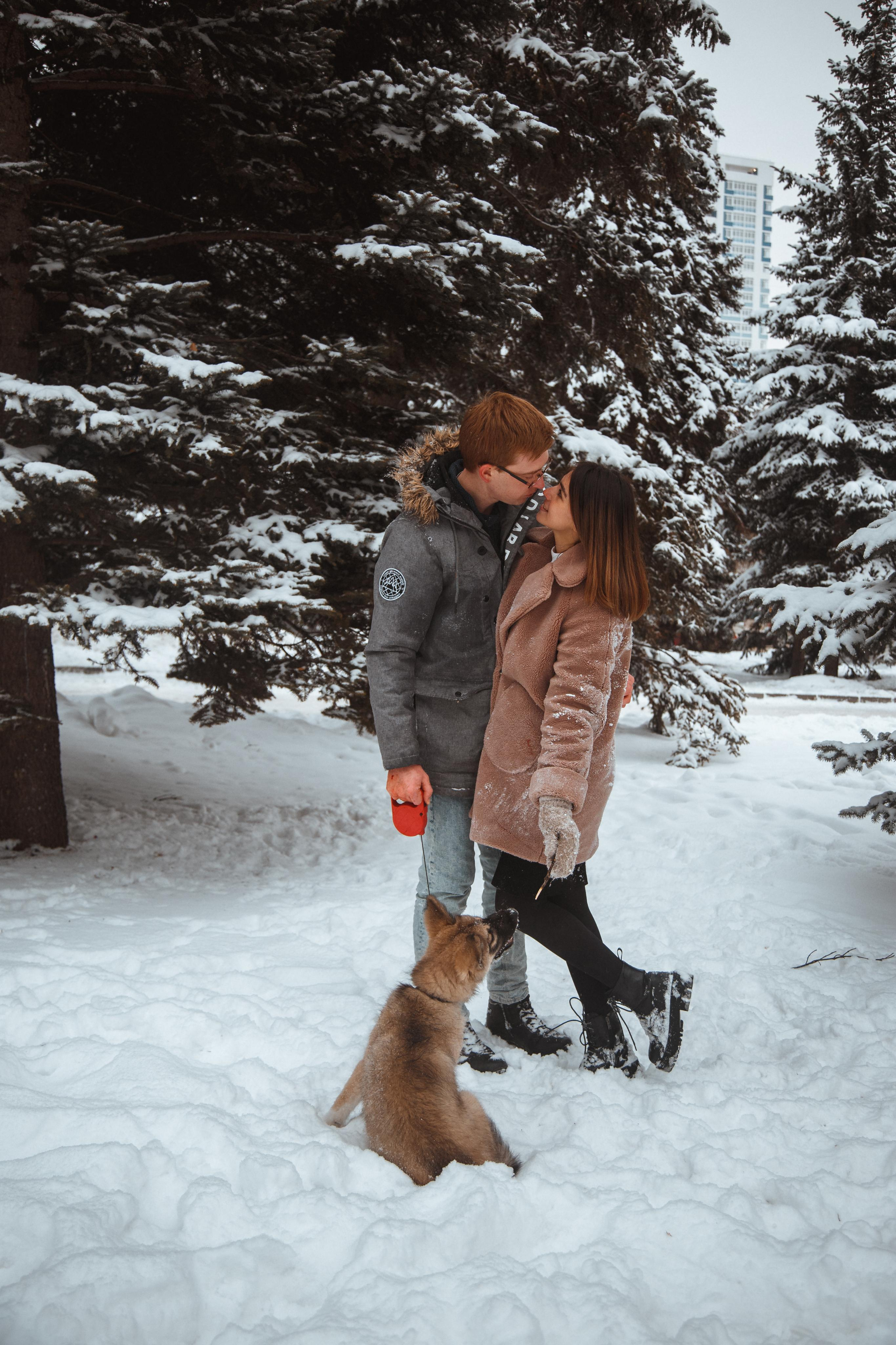 Love story «Winter walk». Свадебные фотограф и видеограф Наталья и Анатолий Новиковы СПб