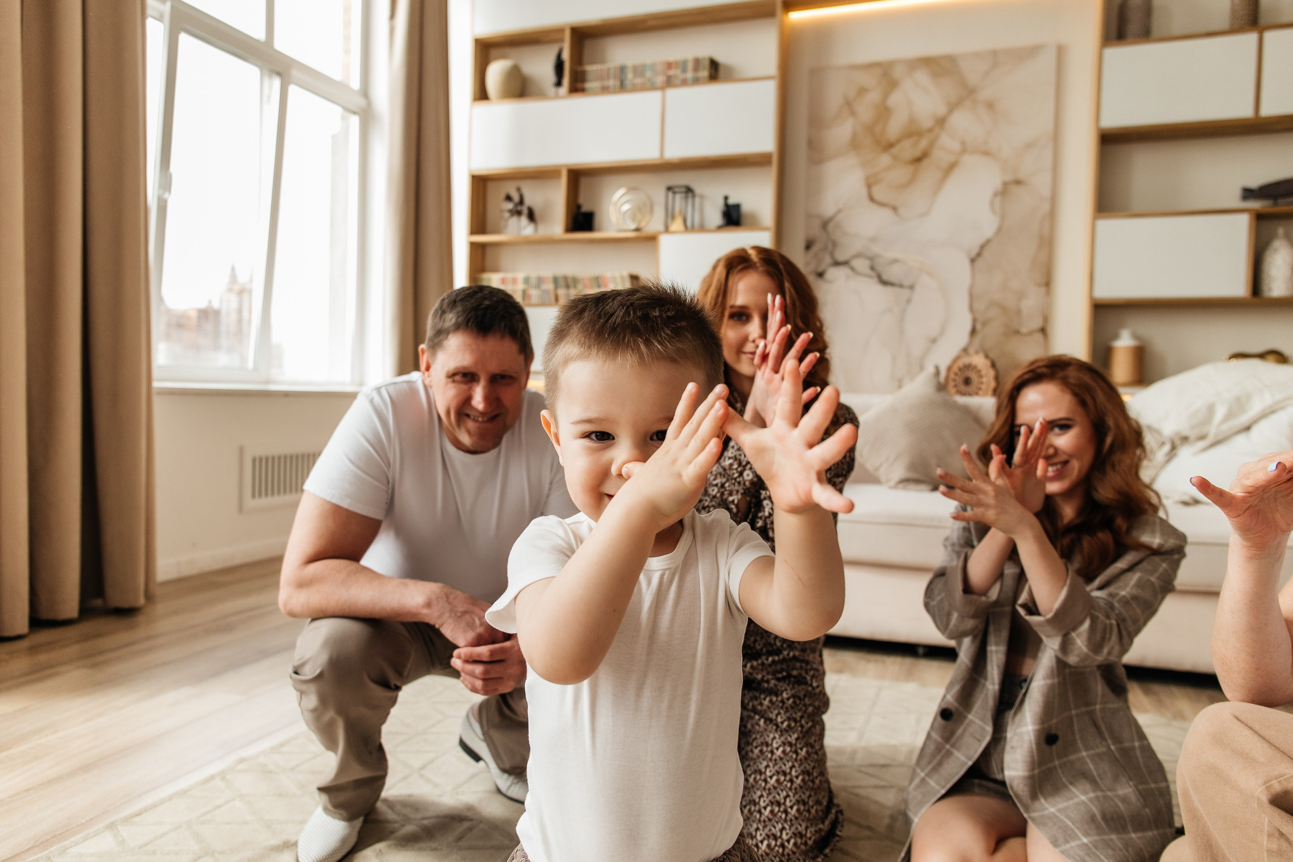 Ира и её семья. Фотограф Харитонова Наталья