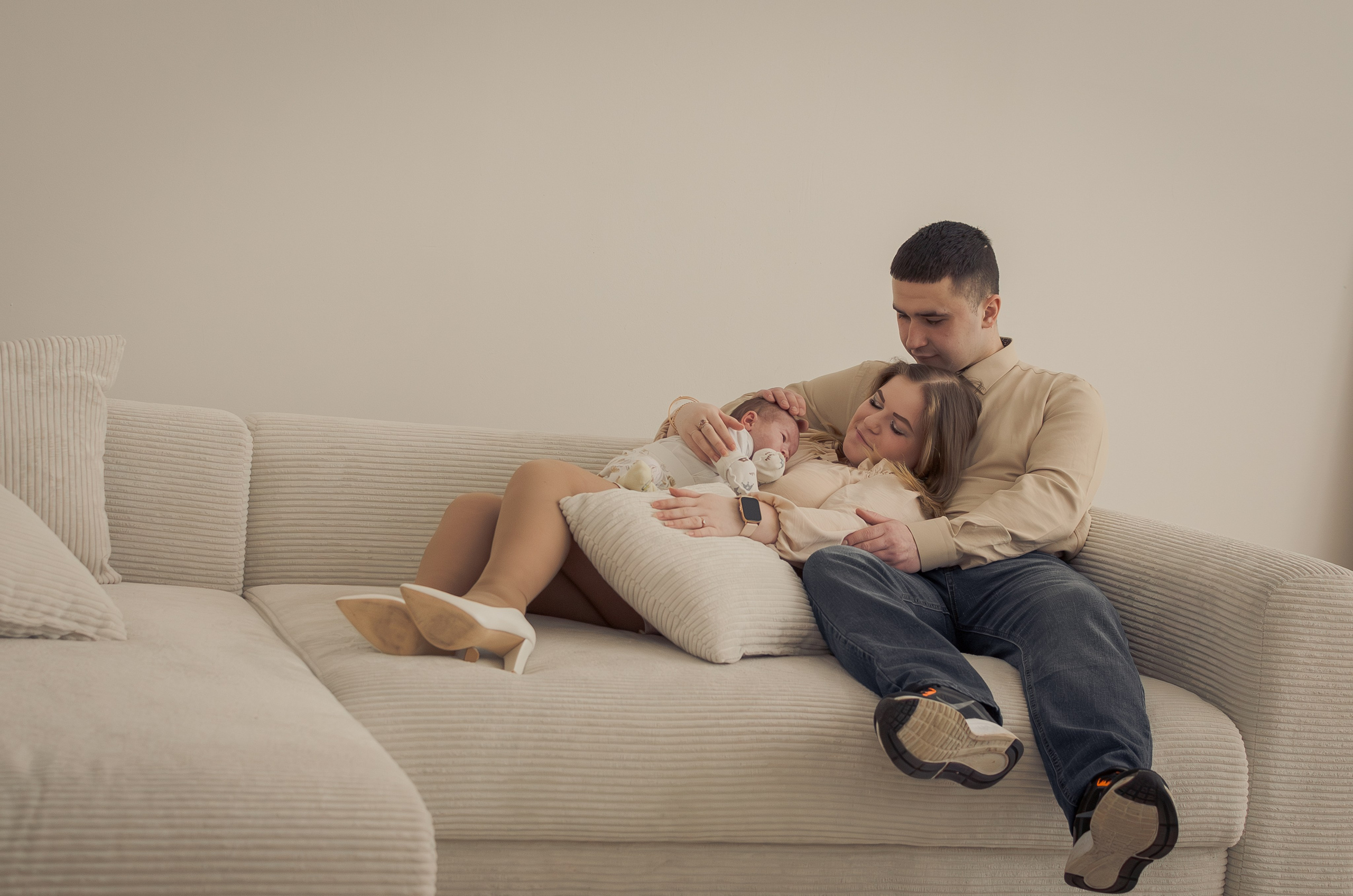 Даша, Ярослав и их малышка Алла. Свадебный фотограф в Сергиевом Посаде недорого Ольга Гузанова