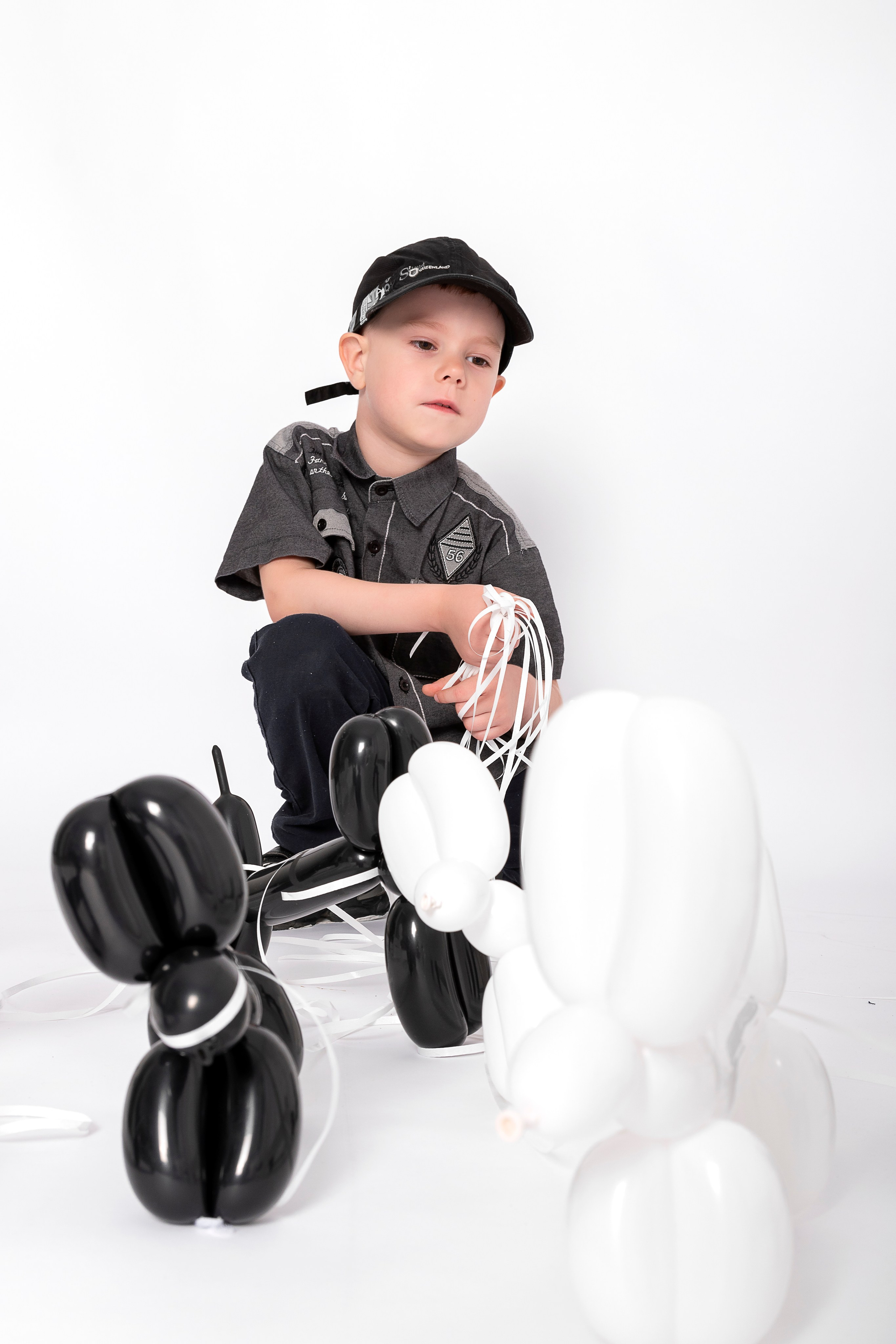 Фотосессия с воздушными собачками для Максима. Фотограф Наталья Жильцова