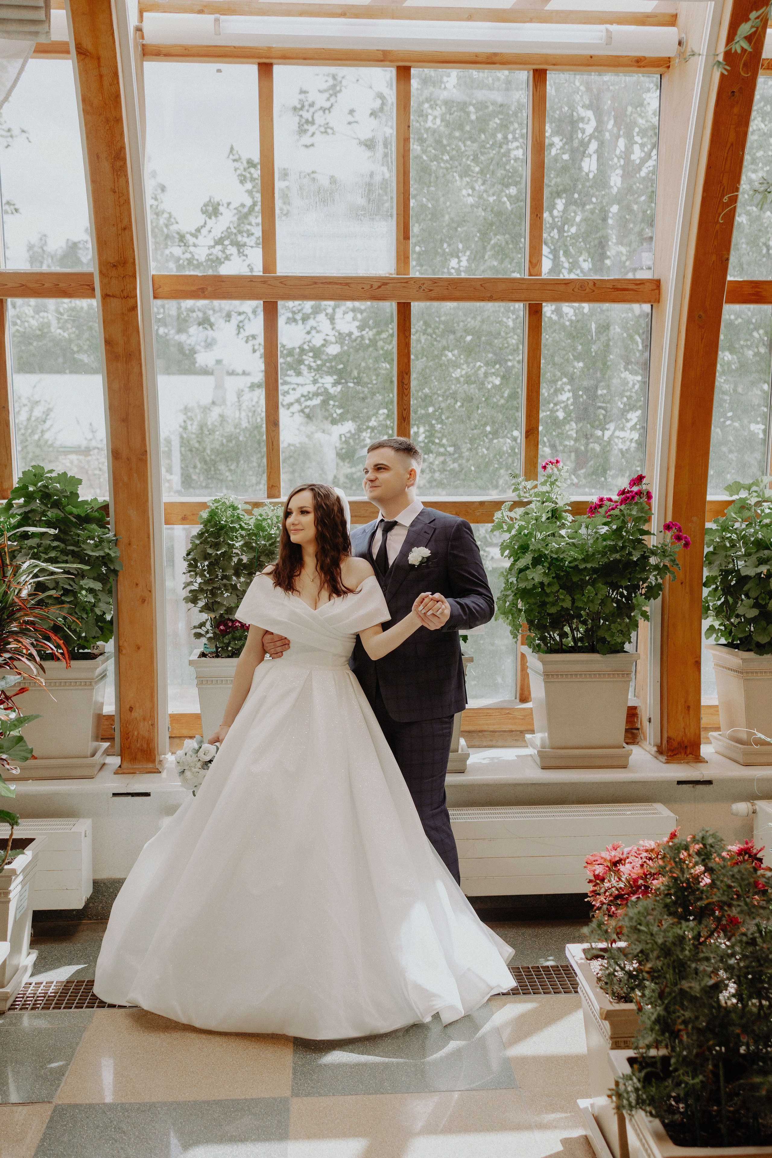 Царицынская оранжерея. Свадебный фотограф Маргарита Глумскова