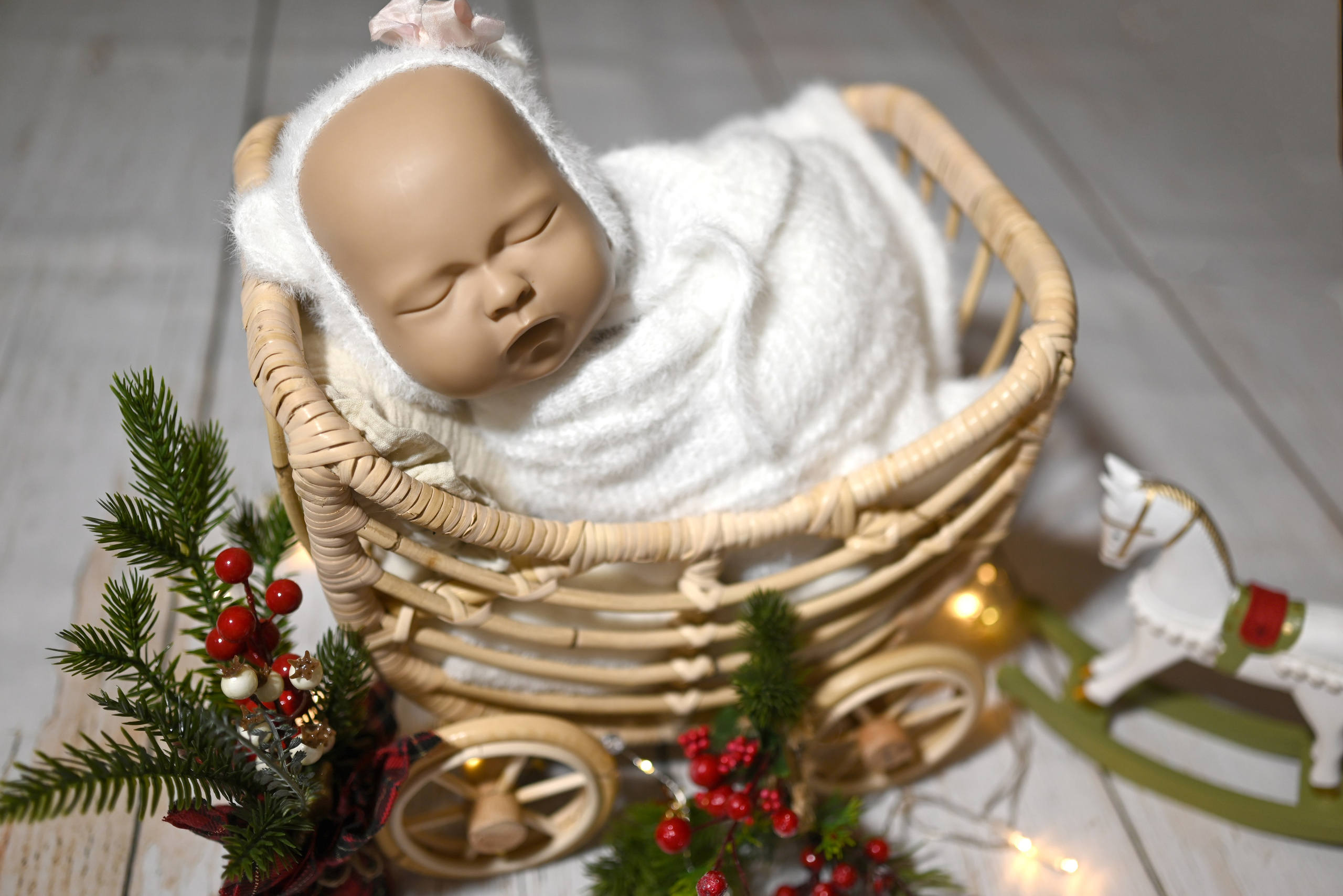 Новогодние образы. Newborn42.ru Фотограф новорожденных  г. Кемерово Агафонова Жанна