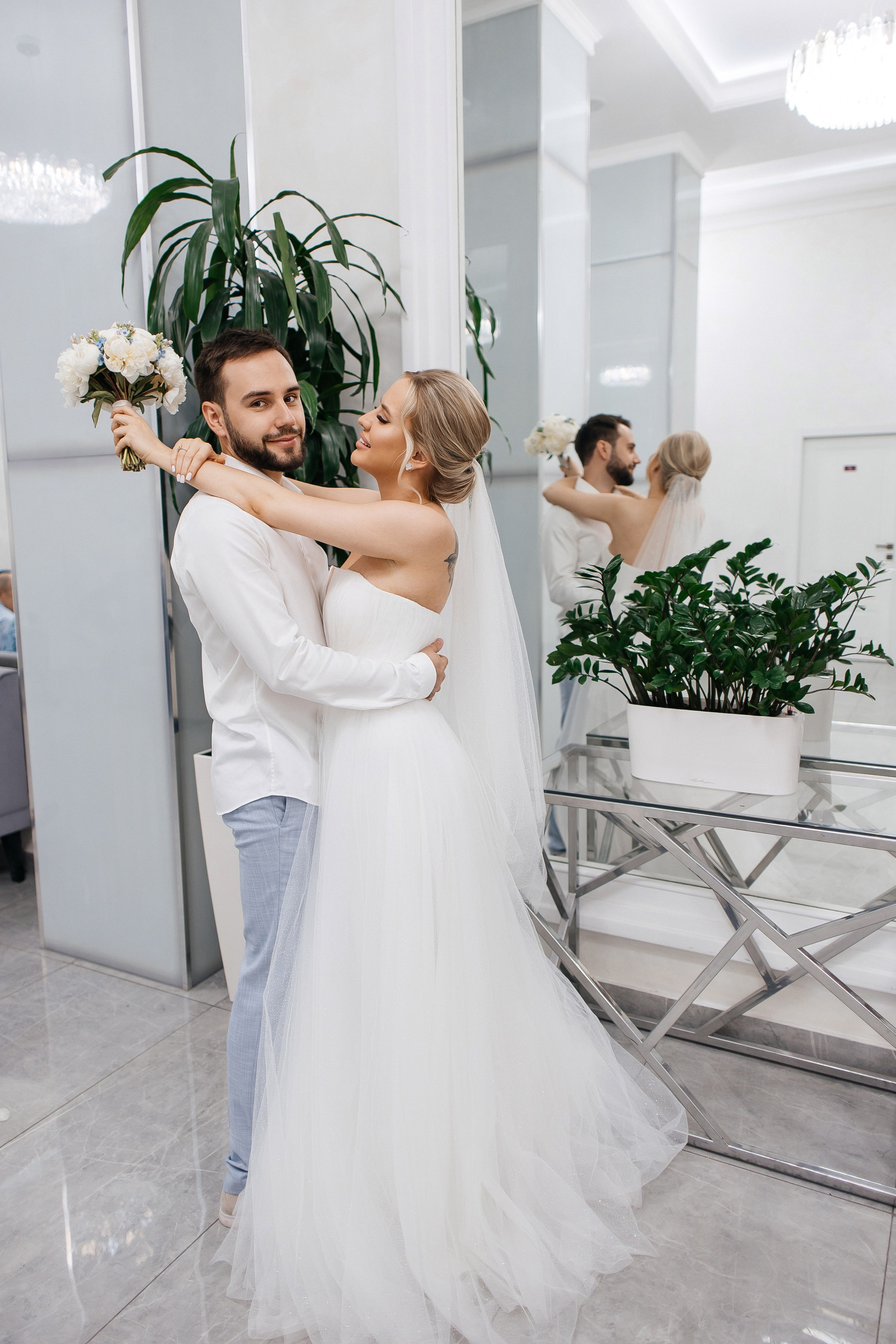 Борис и Ксения (утро + Загс + прогулка). Фотограф в Москве Екатерина Потапова