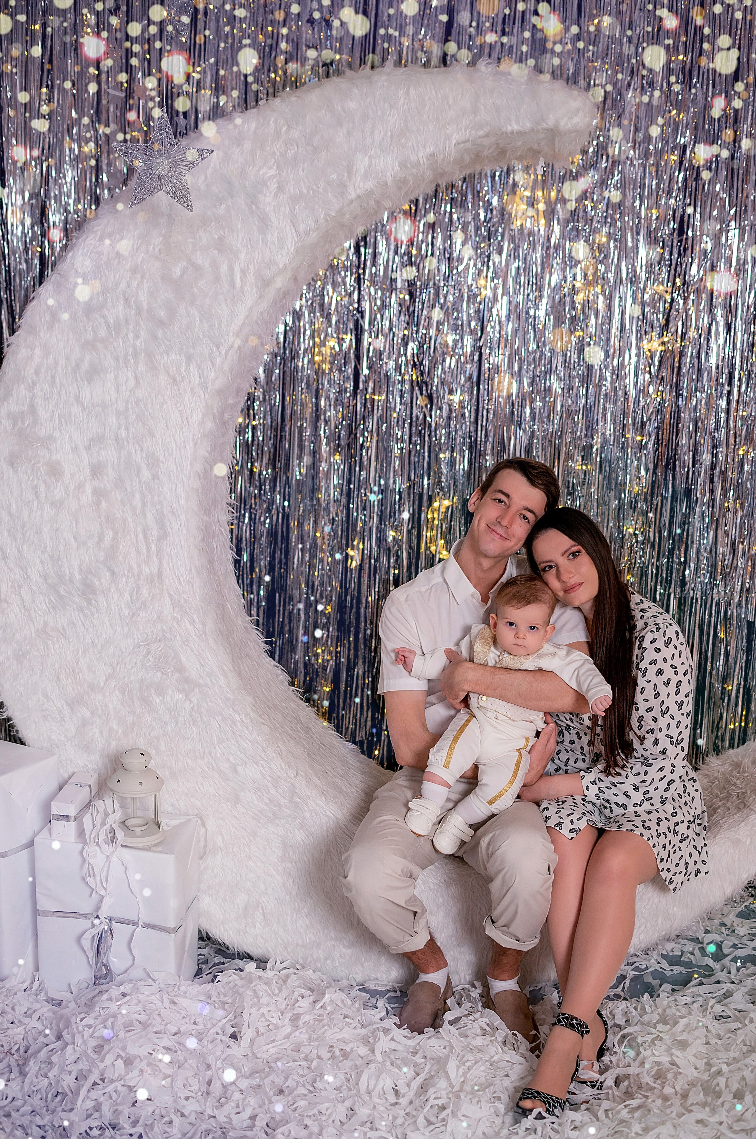 Новогодняя семейная фотосессия в Краснодаре 2023-2024. Фотограф новорожденных Краснодар Малышенко Надежда