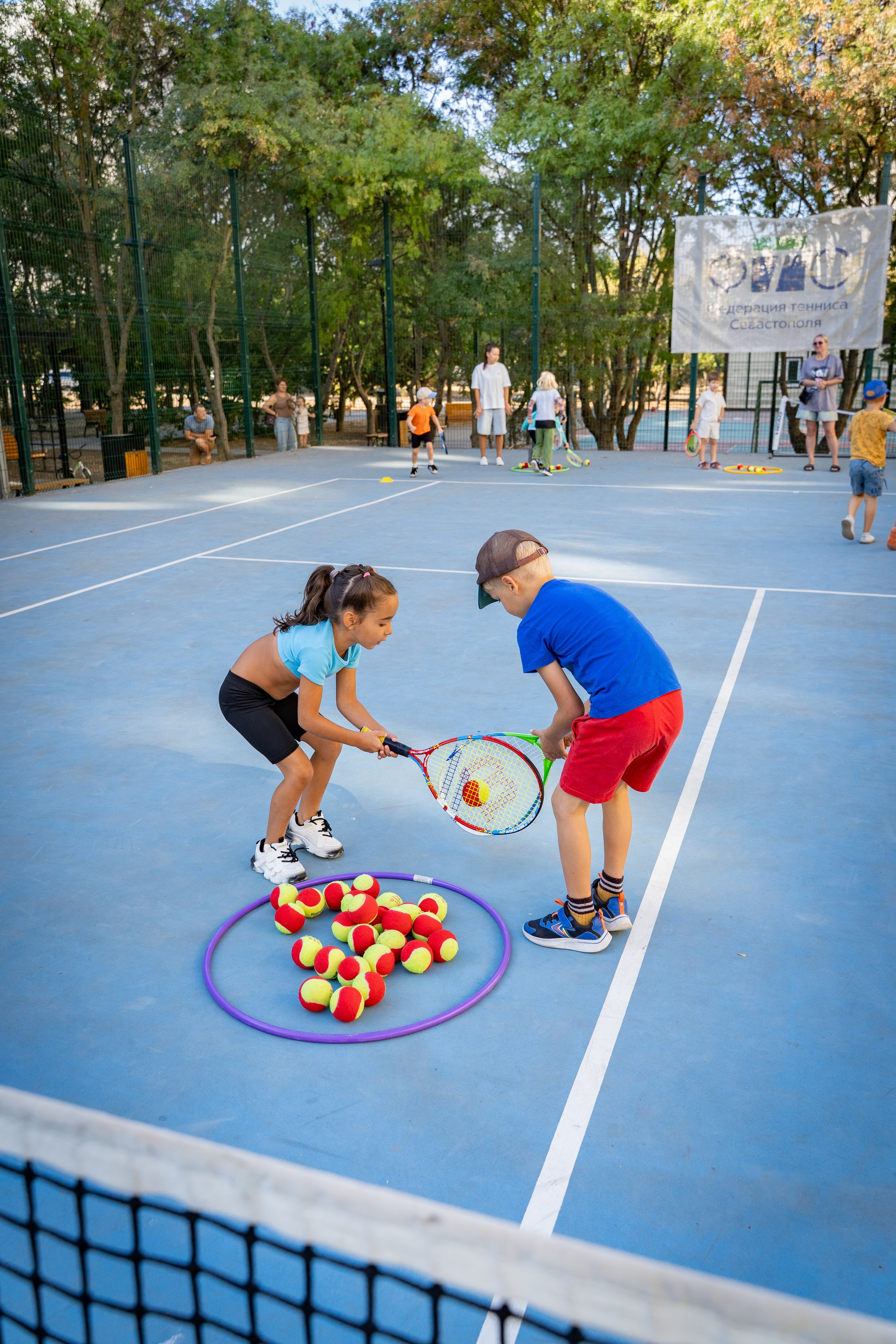 Федерация тенниса Севастополь. Малыши. Анастасия Дунаева. Фотограф в Севастополе