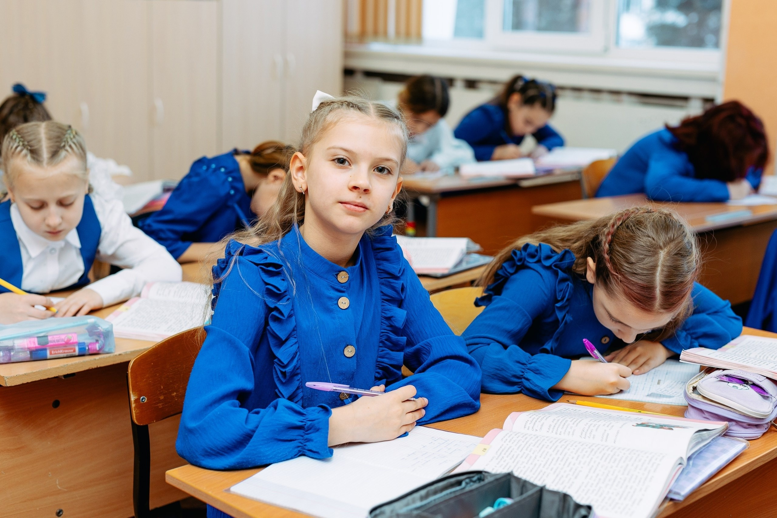 Младшая школа (съемки в рамках выпускных альбомов). Фотограф Екатерина Головатюк, Железногорск Красноярского края