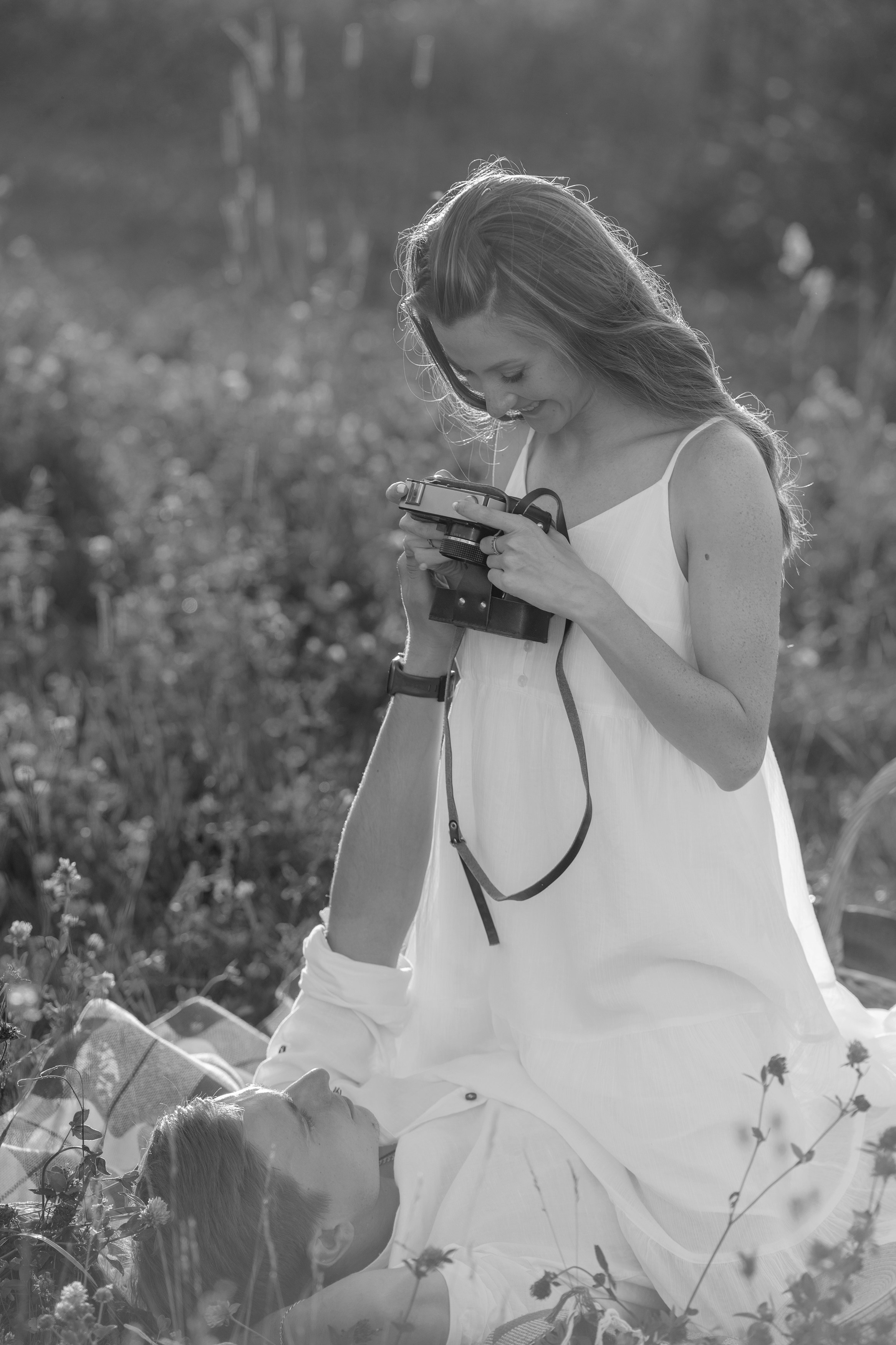 Фотосессия на природе для двоих. Портретный фотограф Олеся Владимирова в Москве