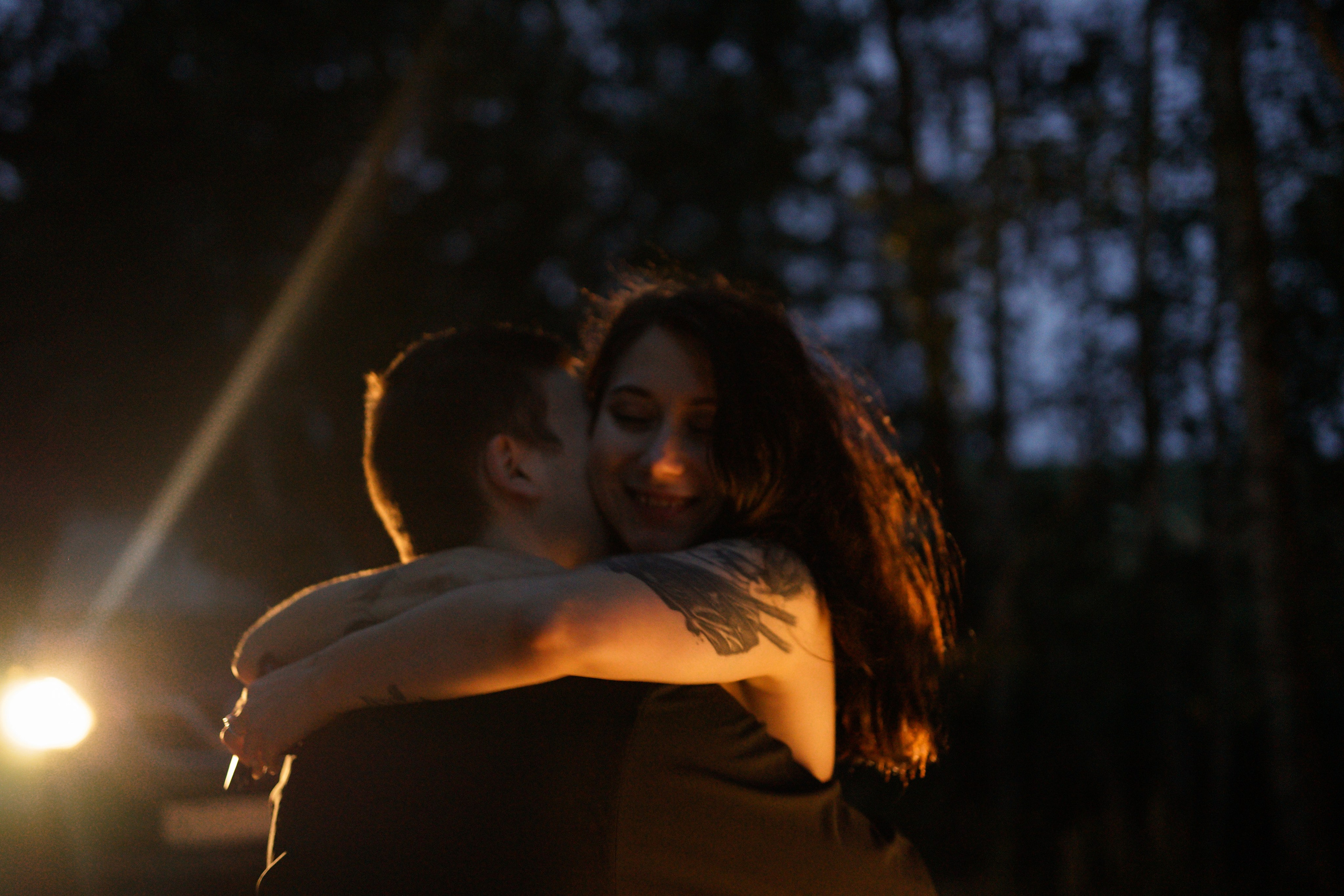 Поздний закат