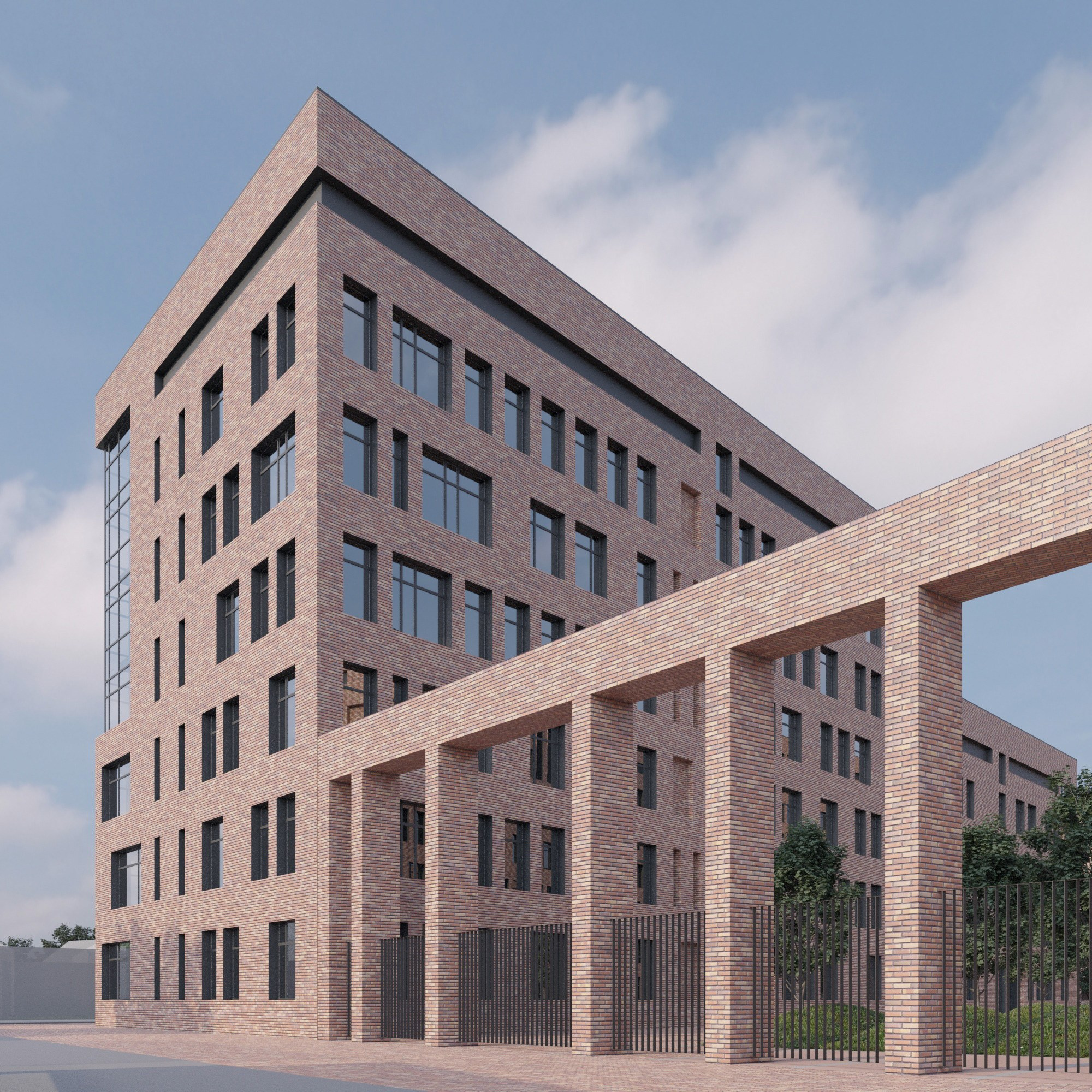 Многоквартирные дома / Dachnaya_GK Вариант 1. SAAS Селиванов Алексей Архитектурная Студия