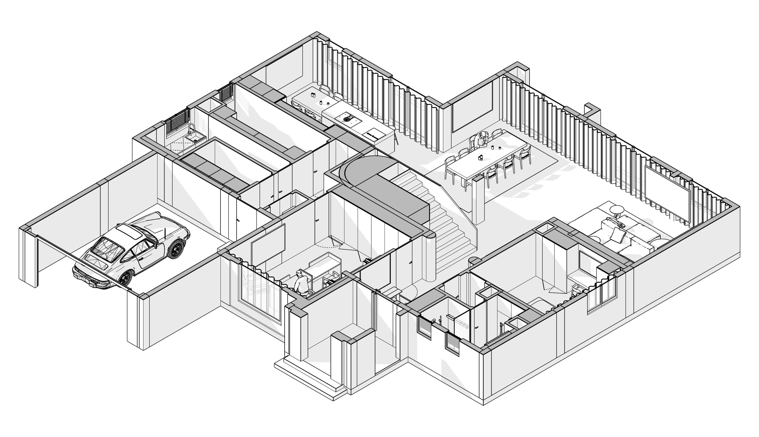 Дубай · Частный дом · 410 м². Дизайн интерьера в Калининграде — студия Dune Design. Архитектурный минимализм для жилых и коммерческих пространств