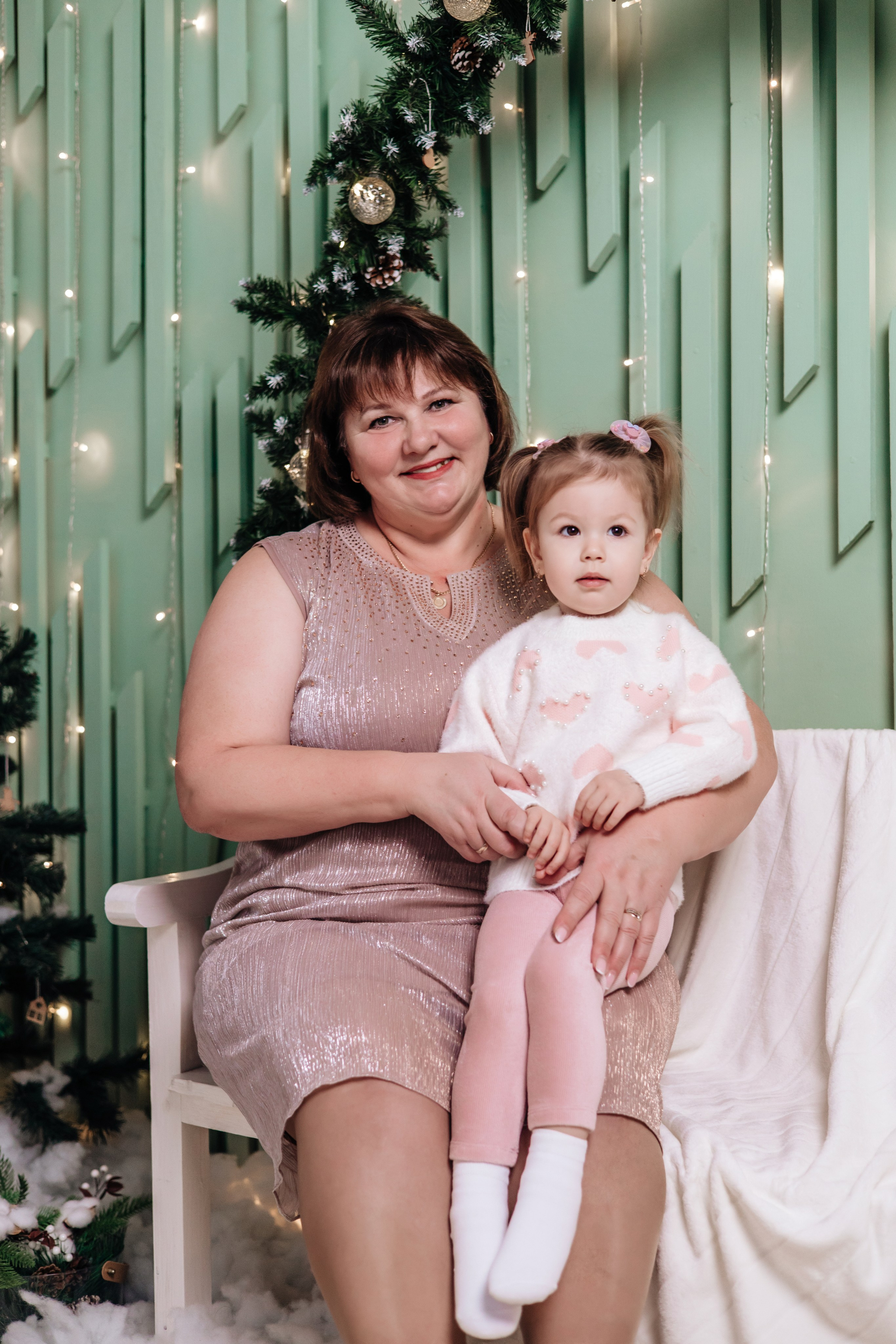 Семейная новогодняя фотосессия. Свадебный фотограф и видеограф Саша и Таня в Саратове