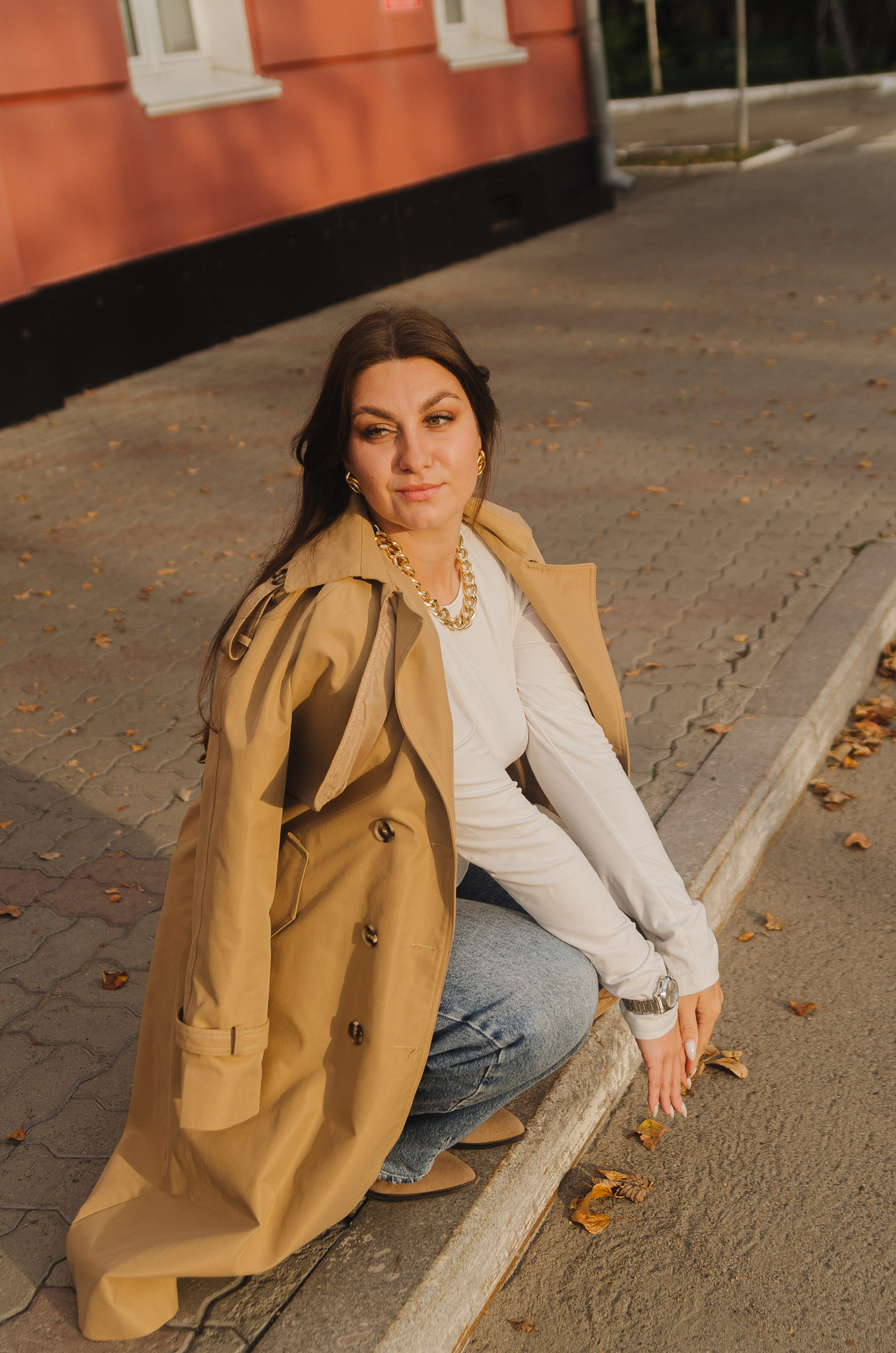 Осенняя прогулочная контент-съемка. Денисова Аля — фотограф для парных съемок и индивидуальных историй в Барнауле