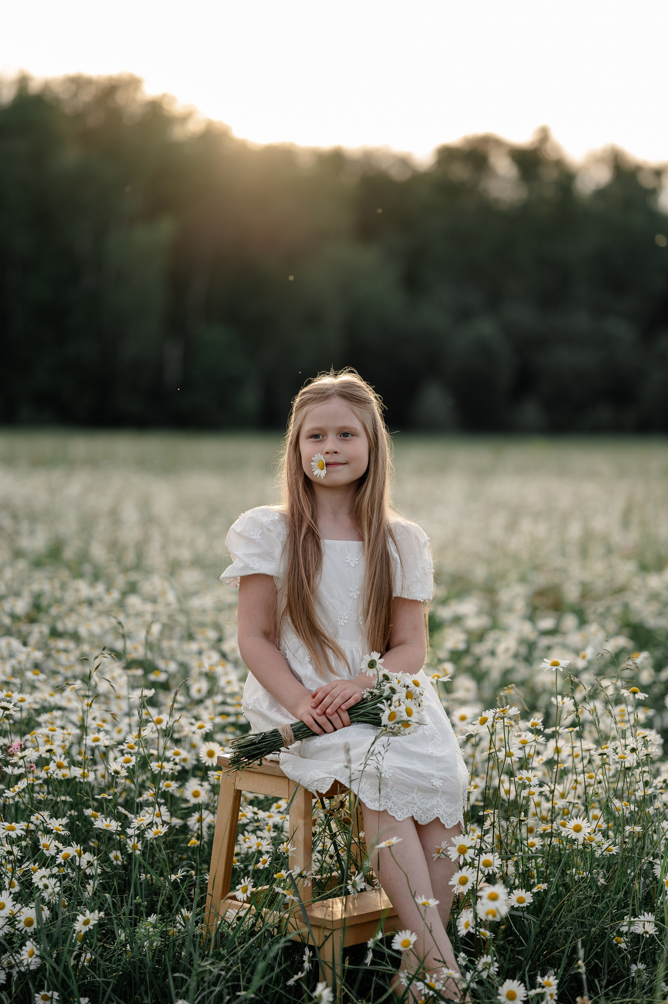 Поле ромашек. Фотограф Москва Екатерина Постникова Индивидуальные и семейные съемки