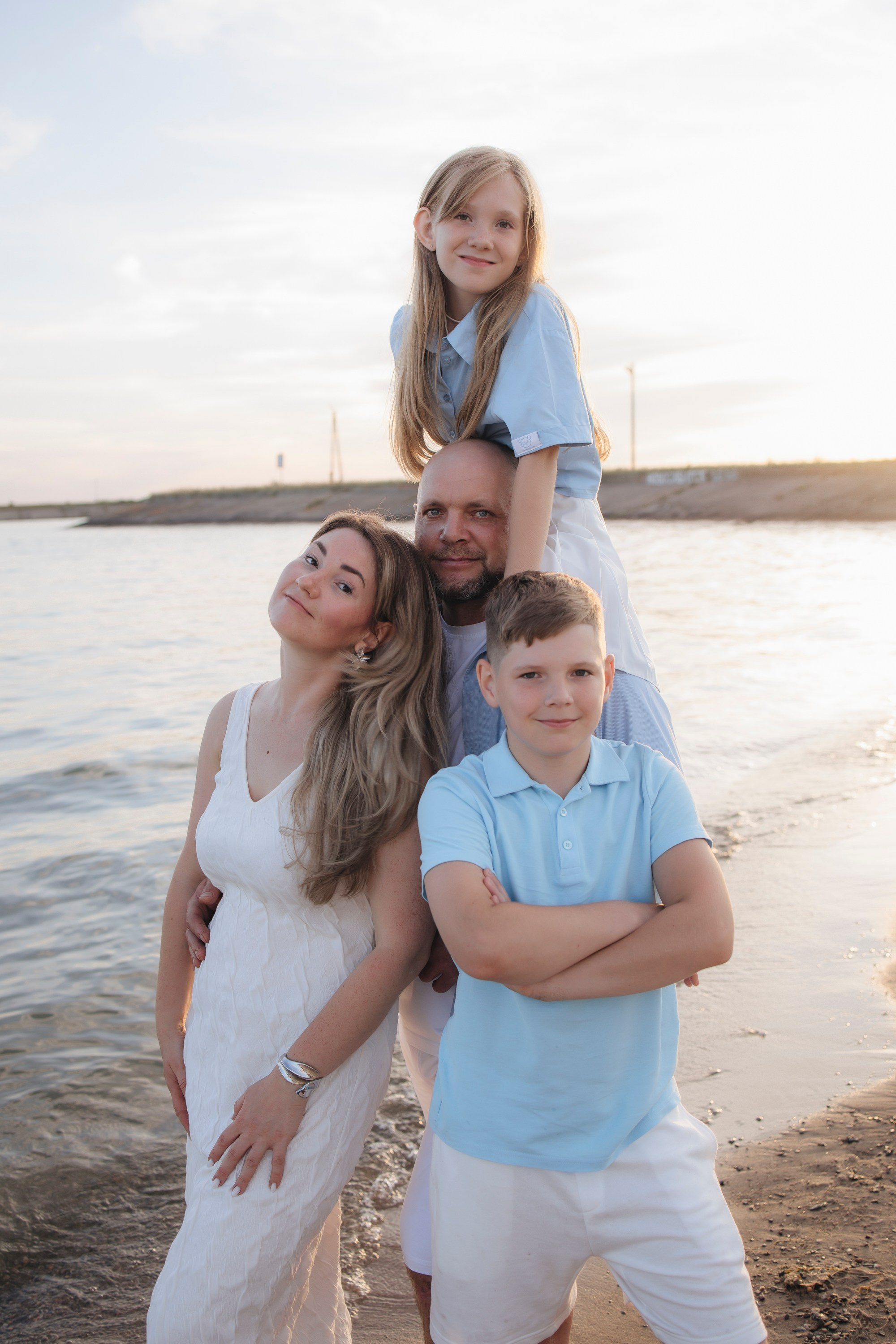 Прогулка на закате. Фотограф Новосибирск