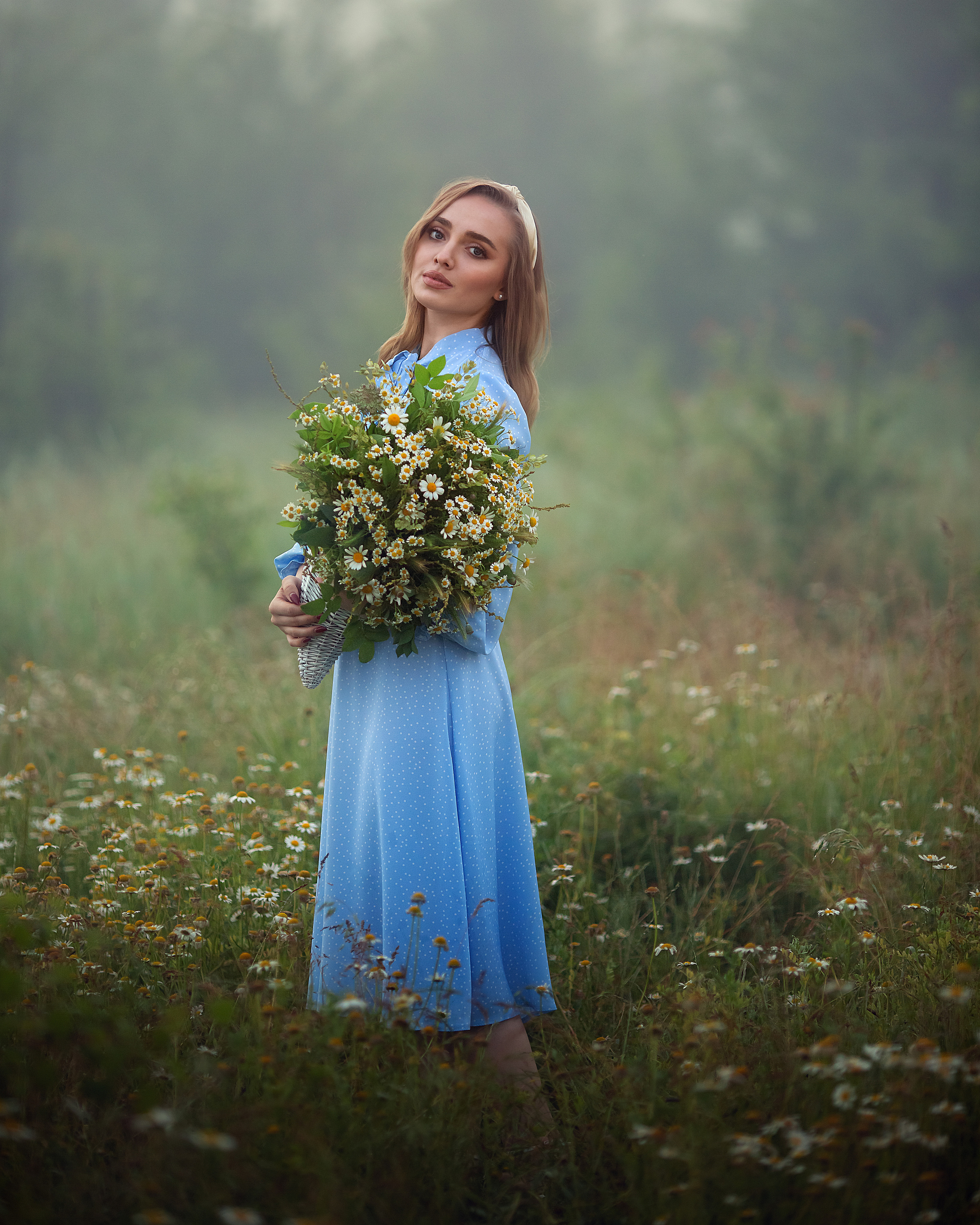 Фотосессия в ромашковом поле. Семейный и детский фотограф в Краснодарском крае Натали Фищенко