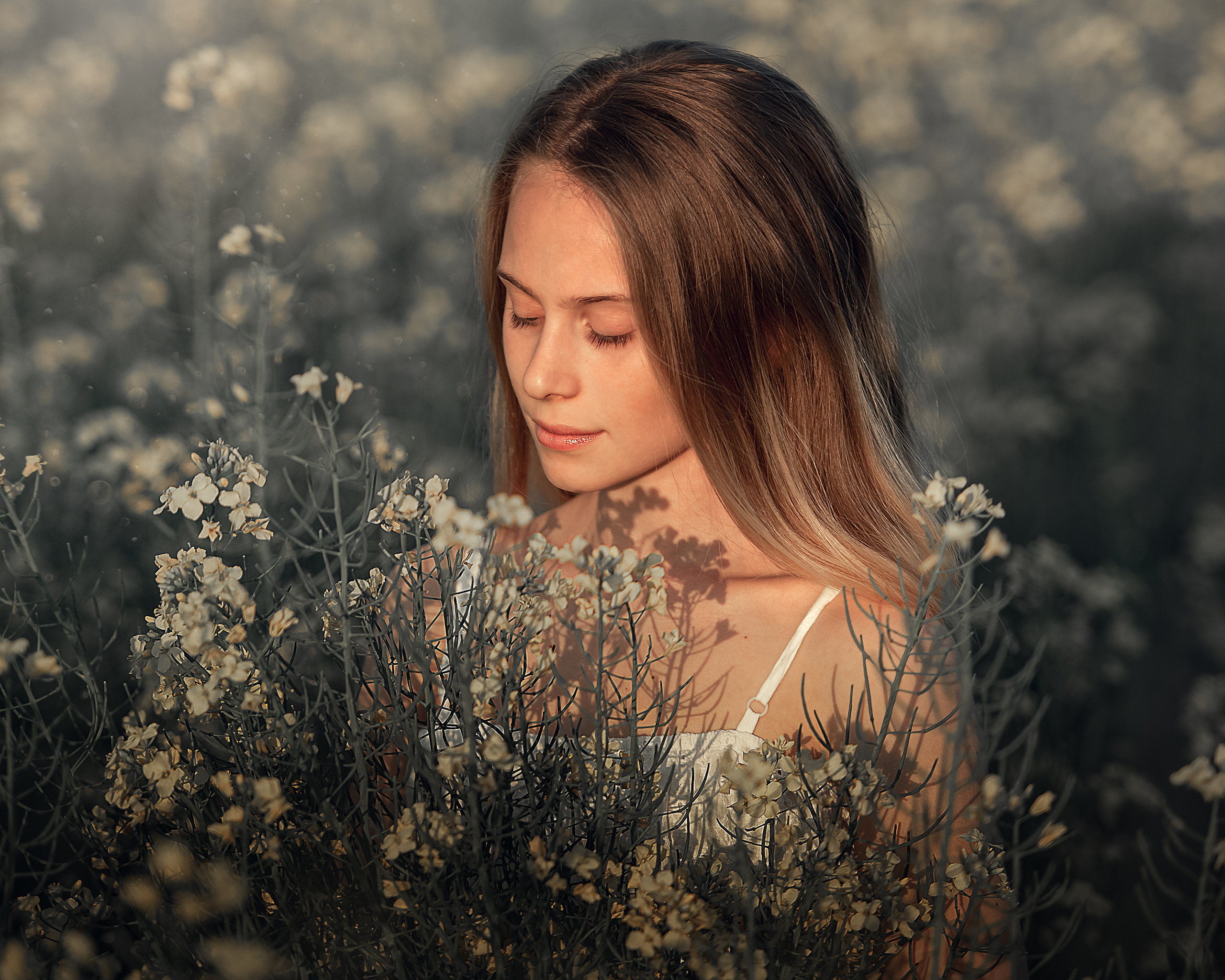 Фотосессия для Екатерины в рапсе. Семейный и детский фотограф в Краснодарском крае Натали Фищенко