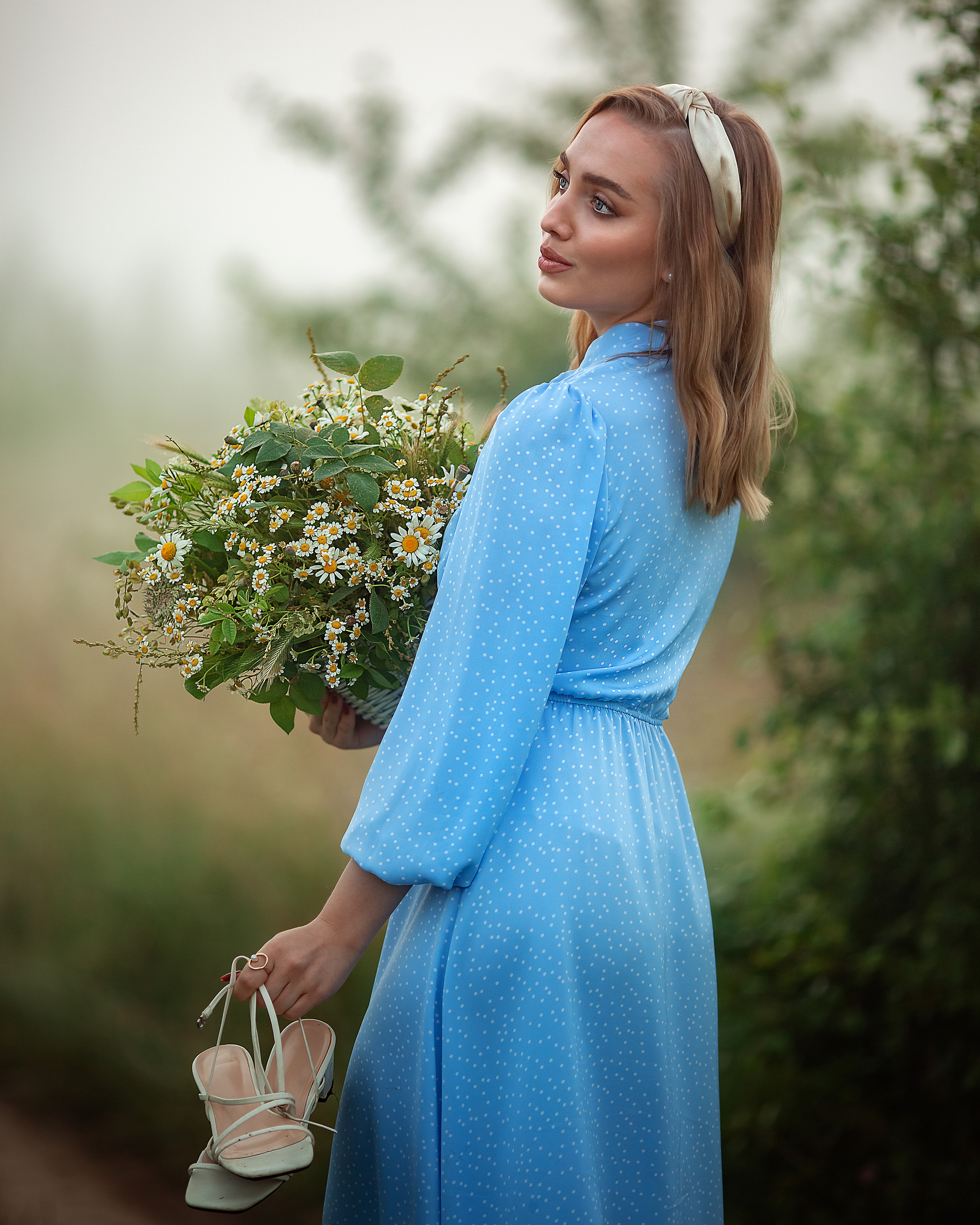 Фотосессия в ромашковом поле. Семейный и детский фотограф в Краснодарском крае Натали Фищенко