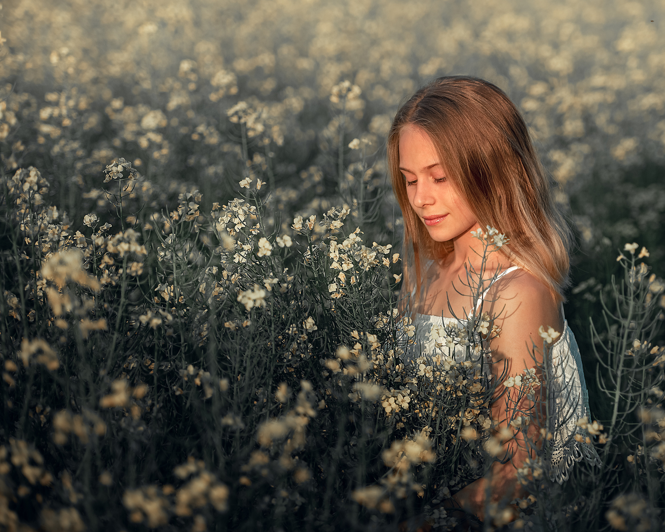 Фотосессия для Екатерины в рапсе. Семейный и детский фотограф в Краснодарском крае Натали Фищенко