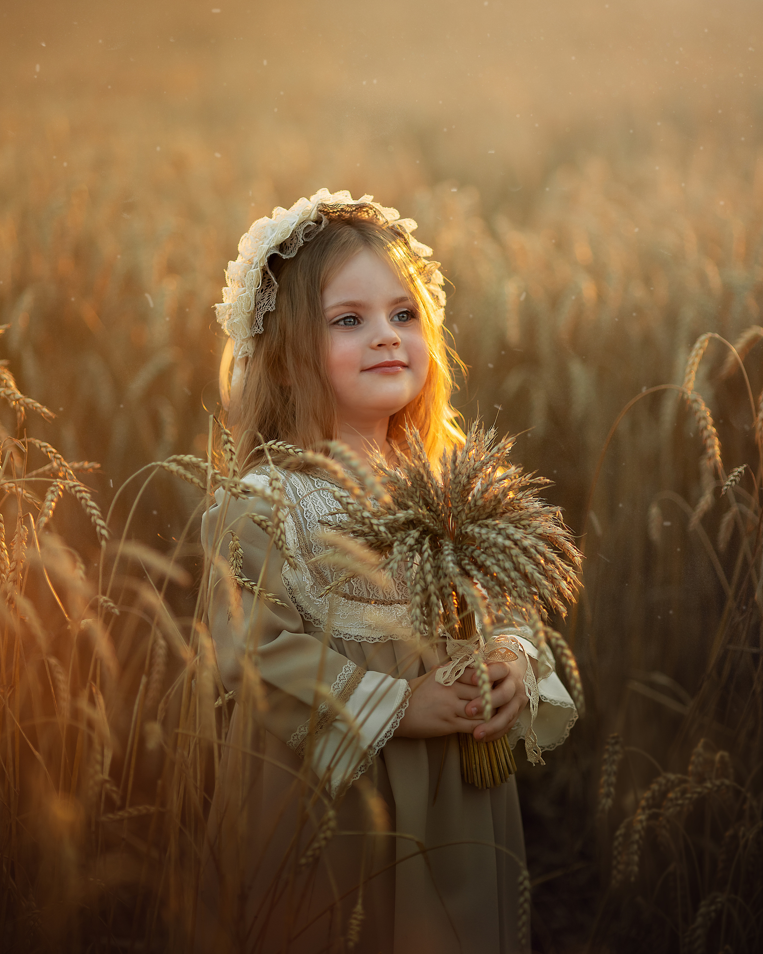 Пшеничная история для Яны и Лилии. Семейный и детский фотограф в Краснодарском крае Натали Фищенко