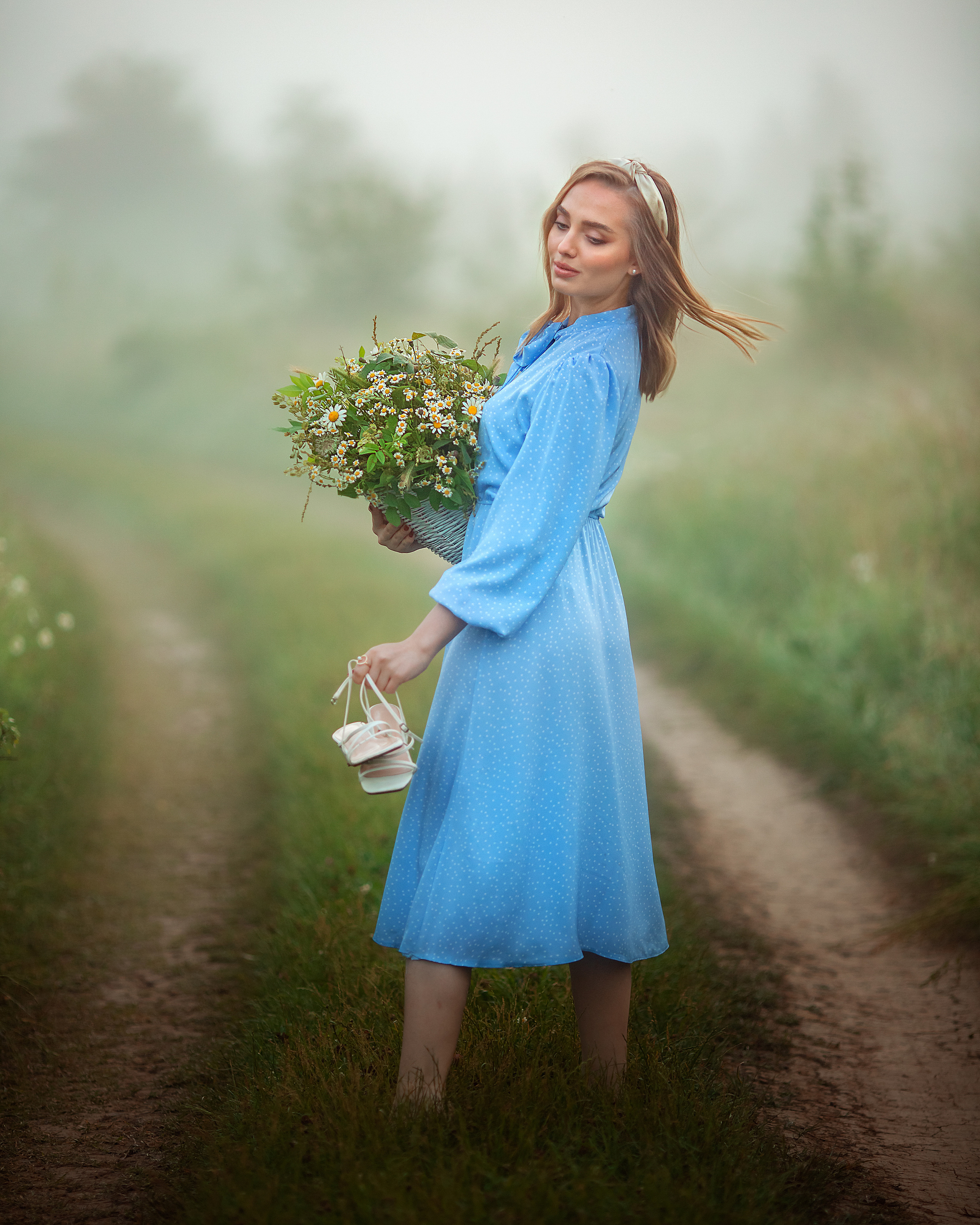 Фотосессия в ромашковом поле. Семейный и детский фотограф в Краснодарском крае Натали Фищенко