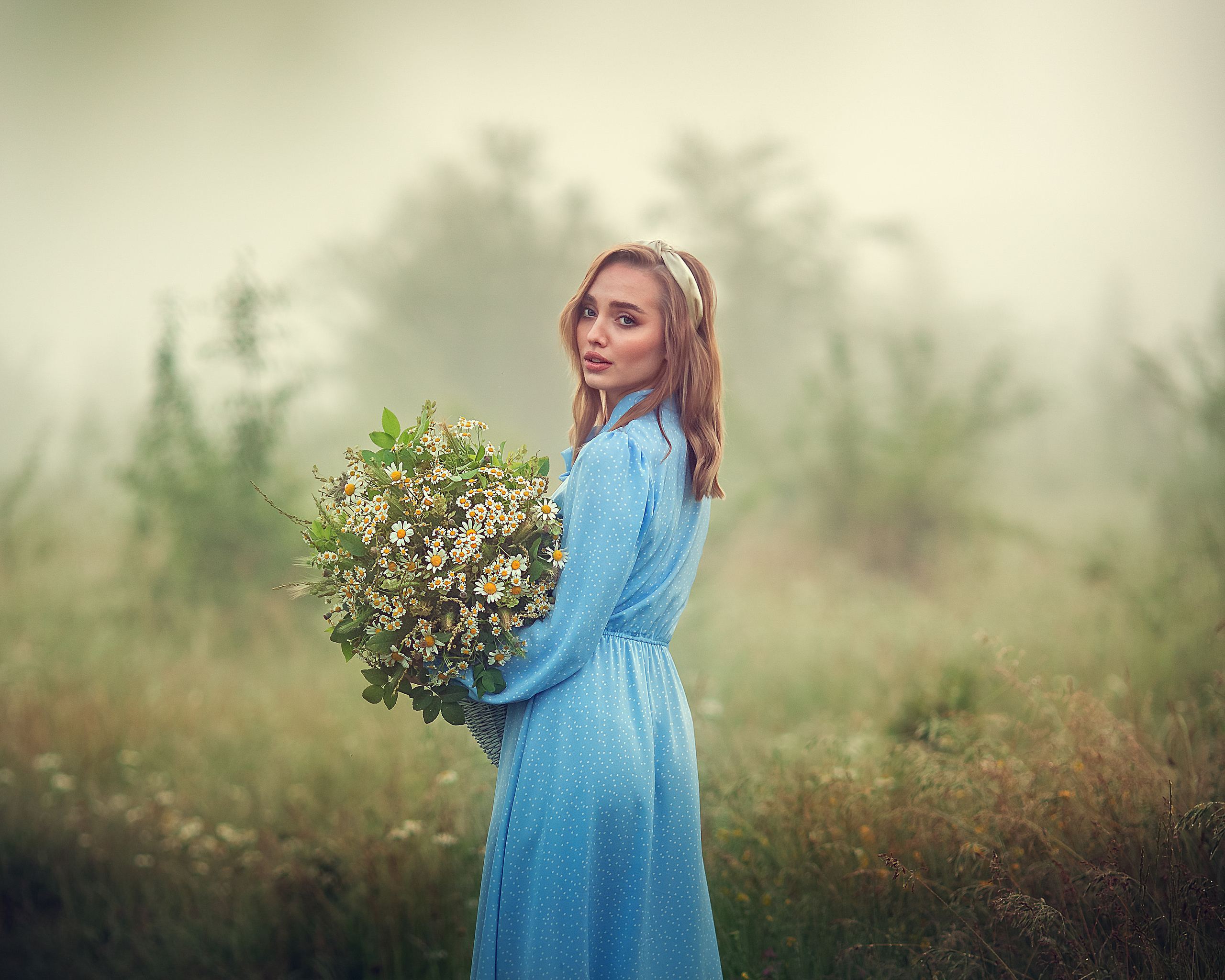 Фотосессия в ромашковом поле. Семейный и детский фотограф в Краснодарском крае Натали Фищенко