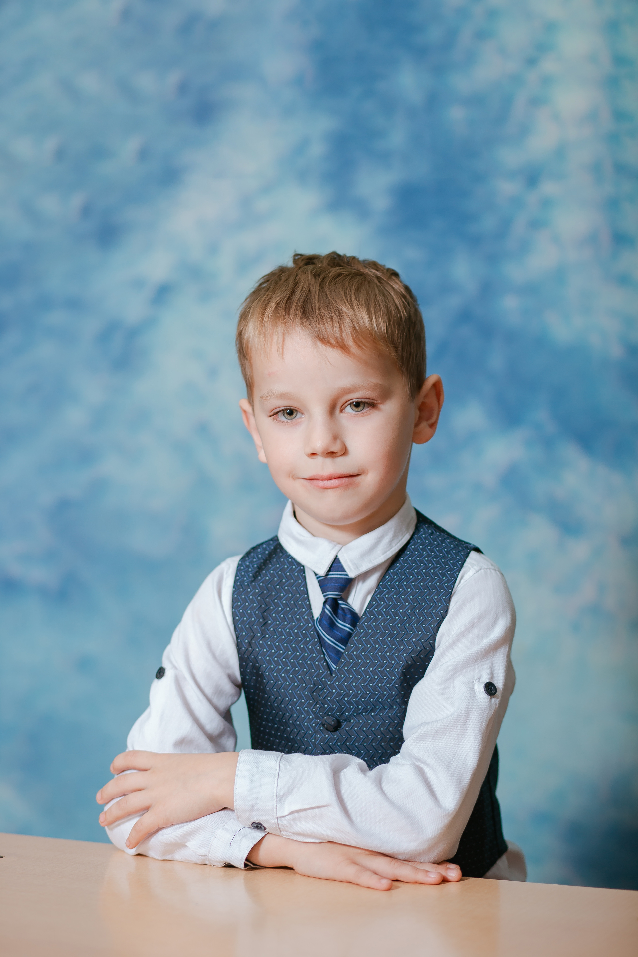 Съёмка первоклассников для буклета. Студия выпускных альбомов Остров