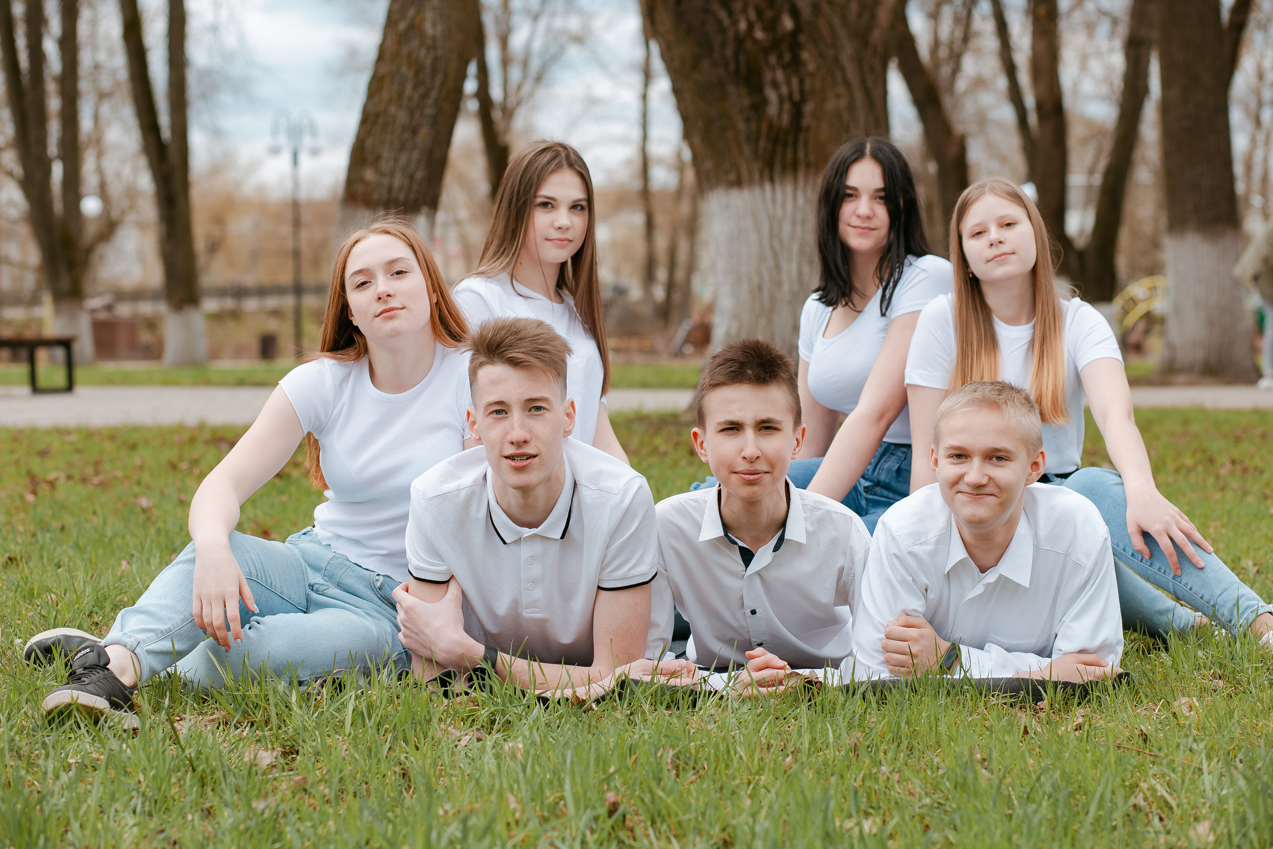 Съемка весной в студии и на улице. Студия выпускных альбомов Остров