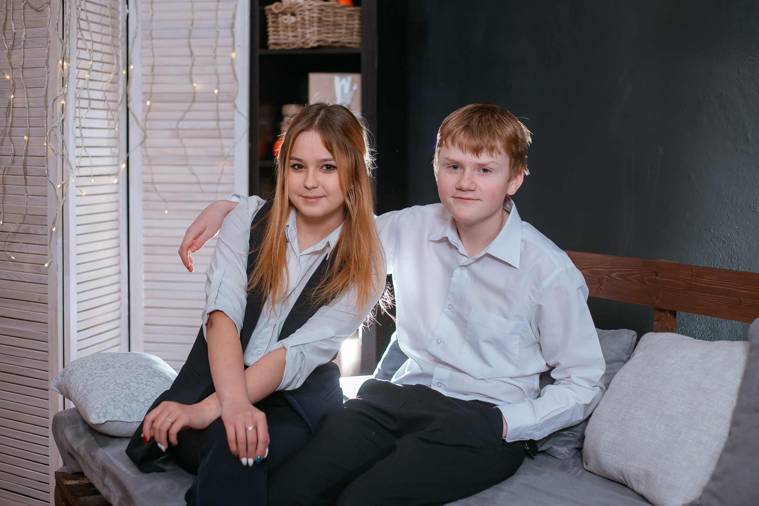 Студийная съемка для выпускного диплома. Студия выпускных альбомов Остров