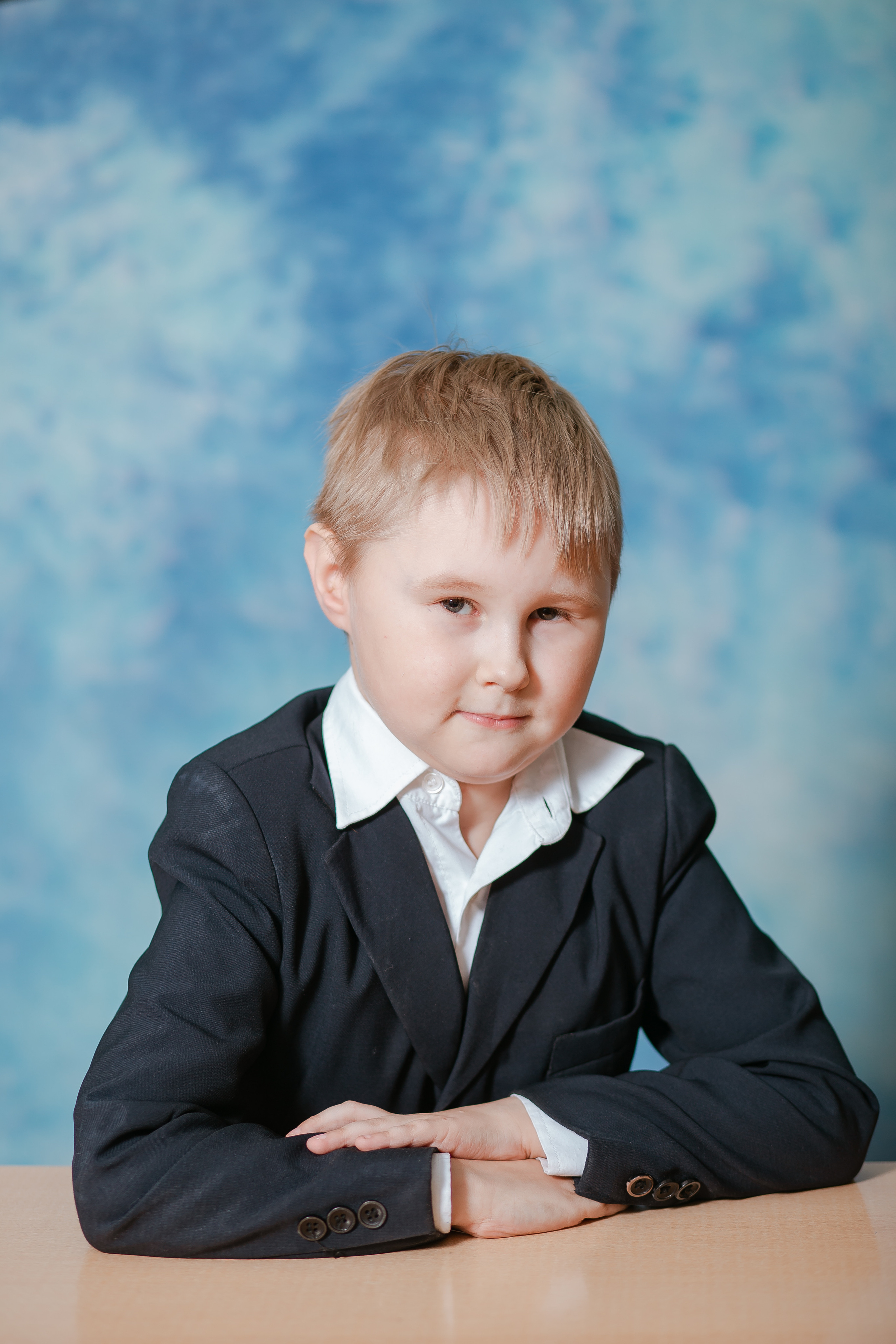 Съёмка первоклассников для буклета. Студия выпускных альбомов Остров