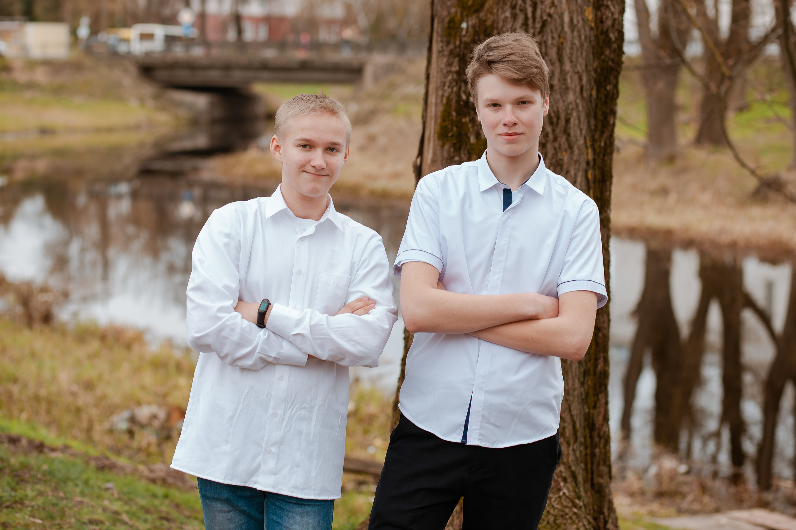 Съемка весной в студии и на улице. Студия выпускных альбомов Остров