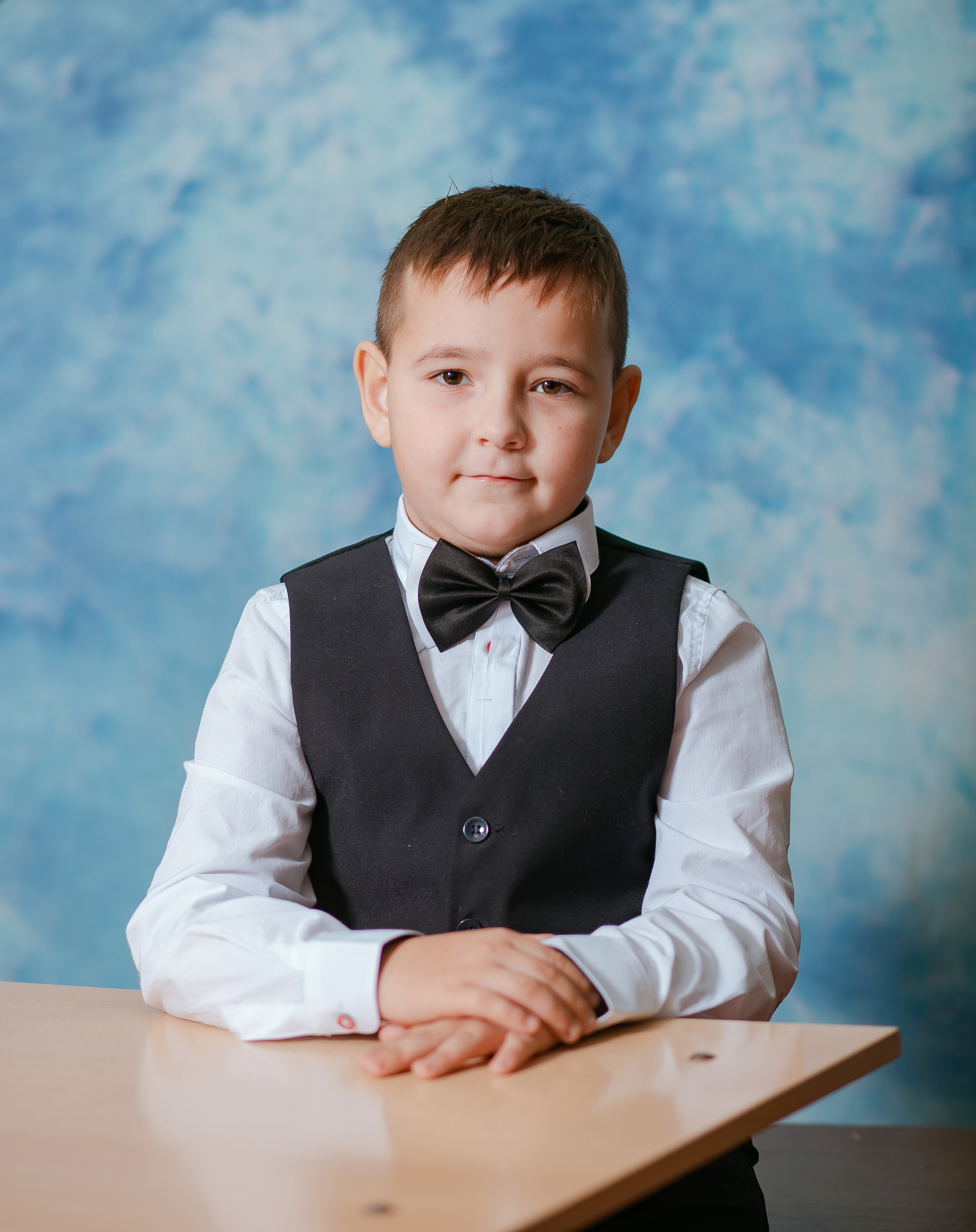 Съёмка первоклассников для буклета. Студия выпускных альбомов Остров