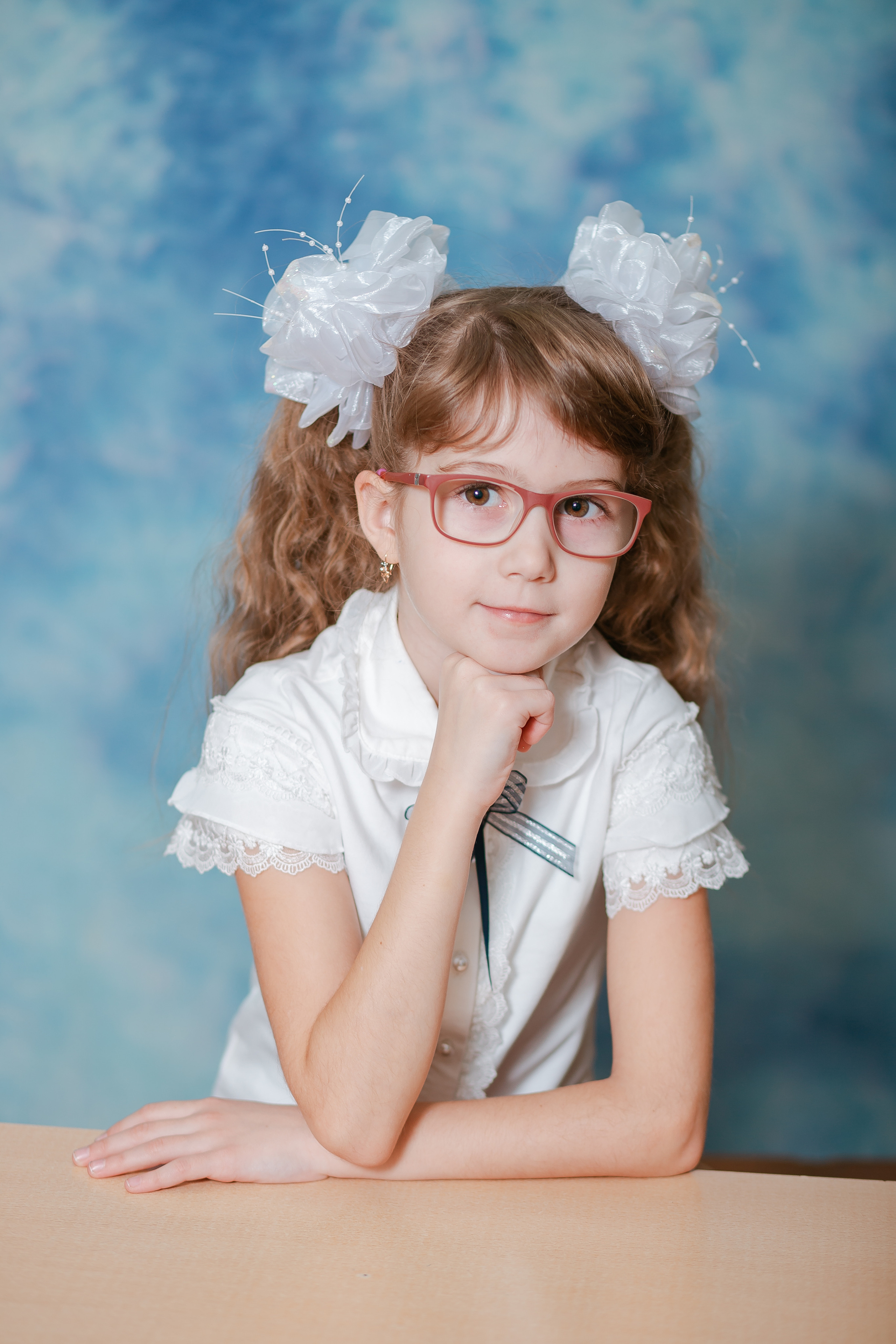 Съёмка первоклассников для буклета. Студия выпускных альбомов Остров