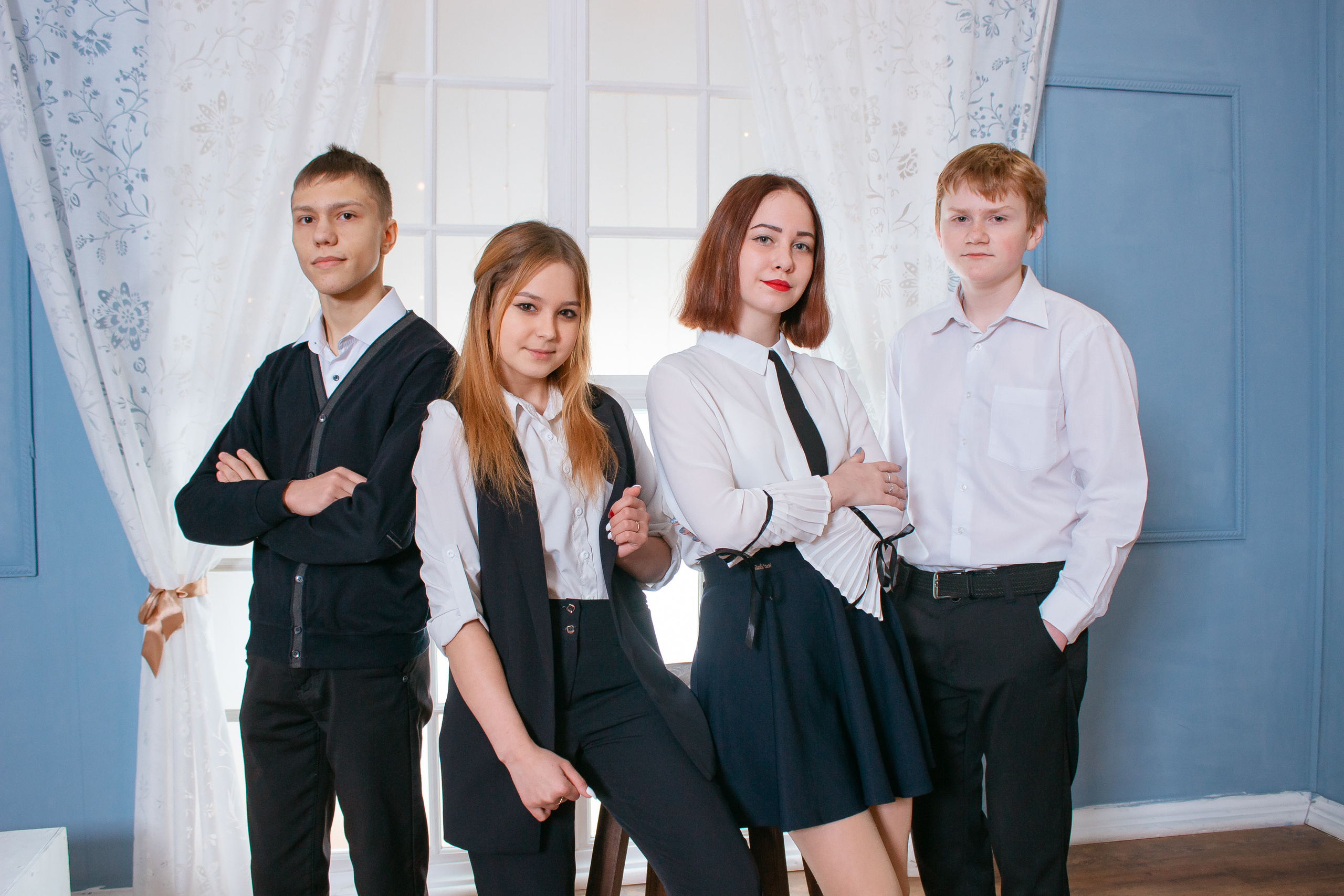 Студийная съемка для выпускного диплома. Студия выпускных альбомов Остров