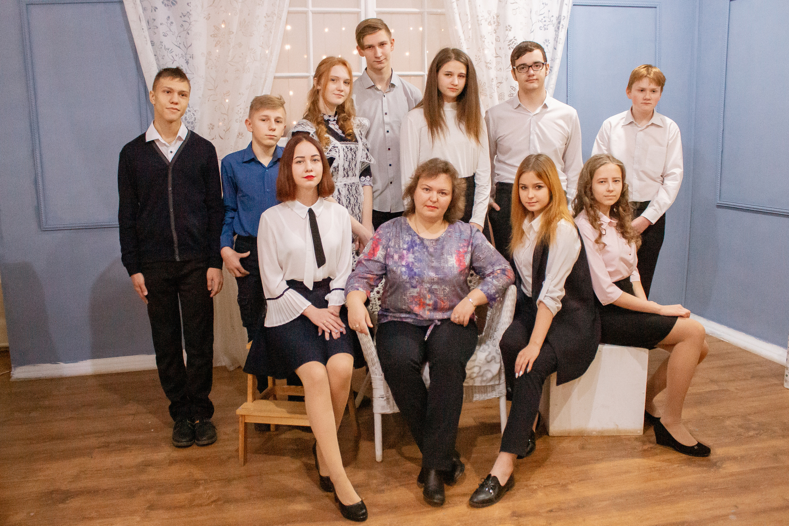 Студийная съемка для выпускного диплома. Студия выпускных альбомов Остров