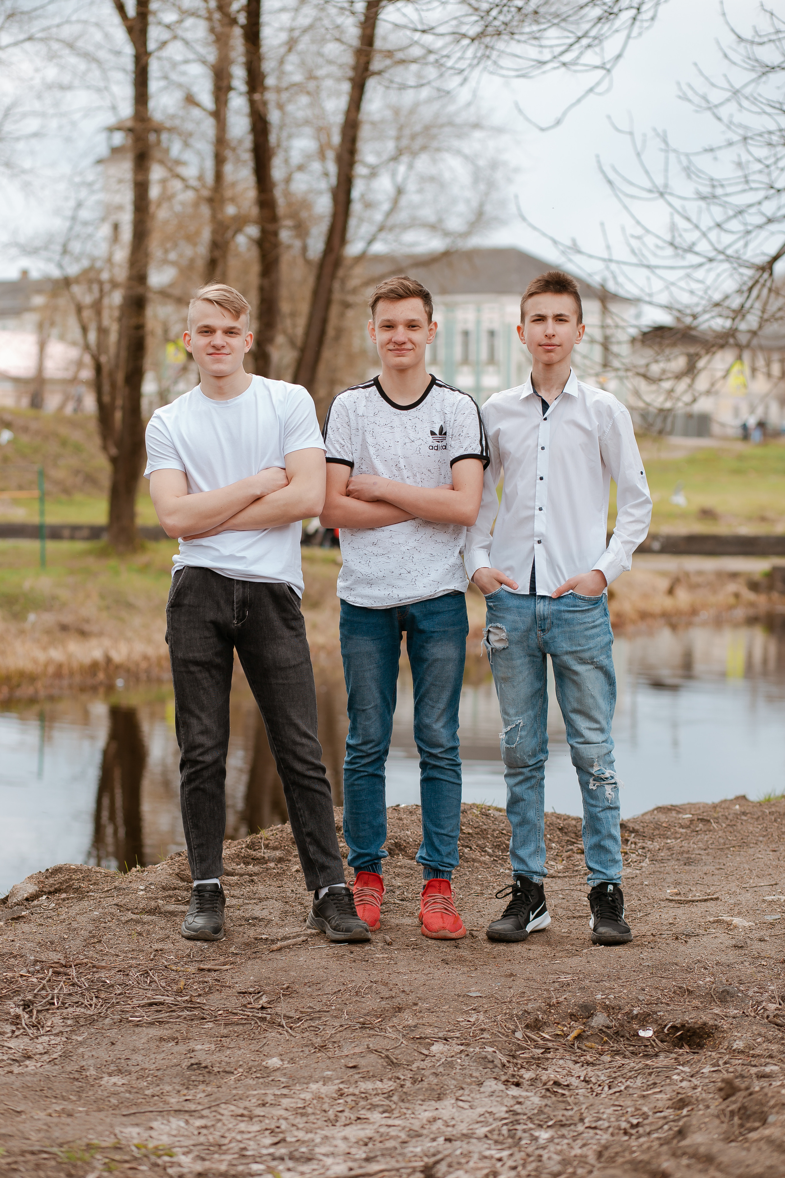 Съемка весной в студии и на улице. Студия выпускных альбомов Остров