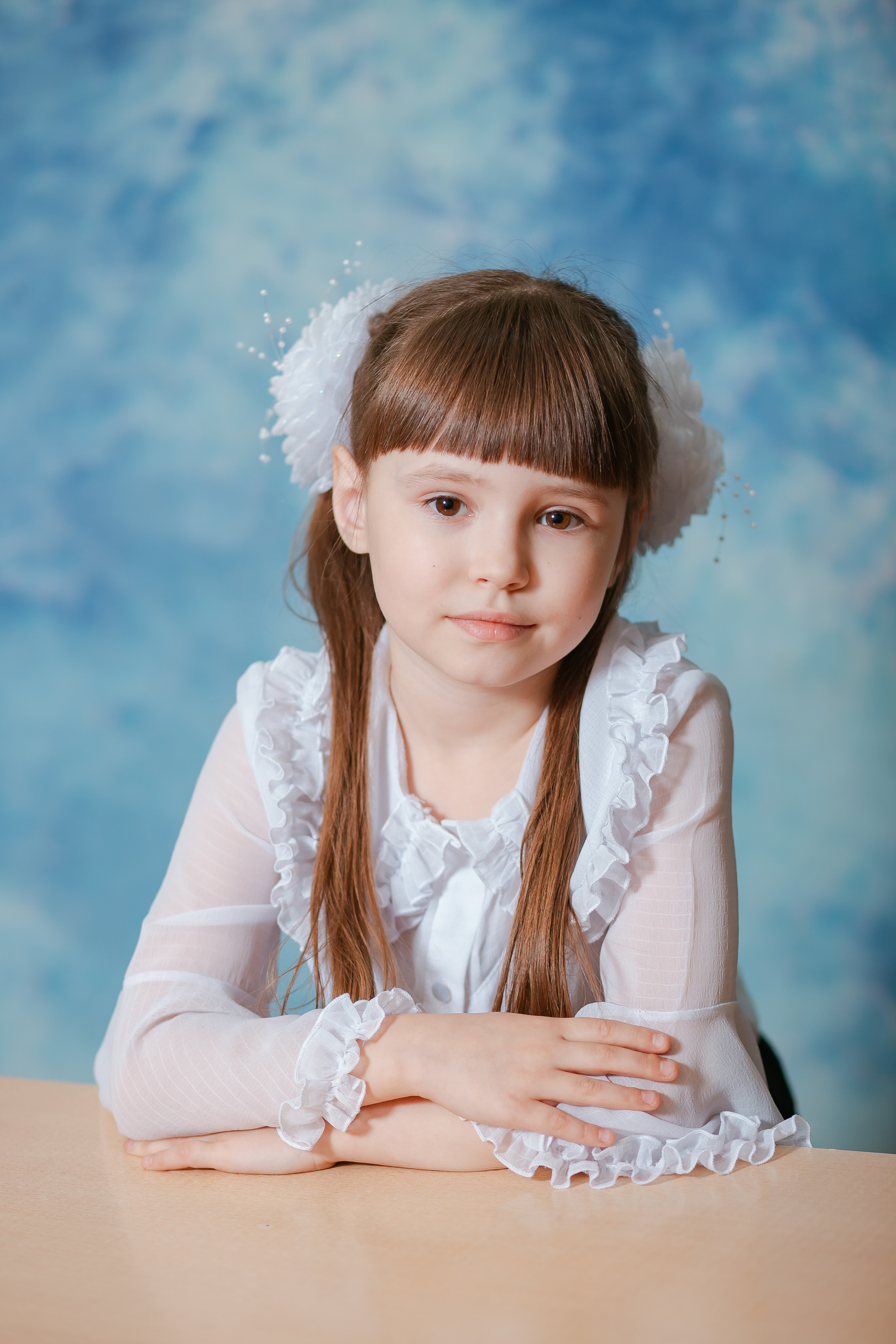 Съёмка первоклассников для буклета. Студия выпускных альбомов Остров