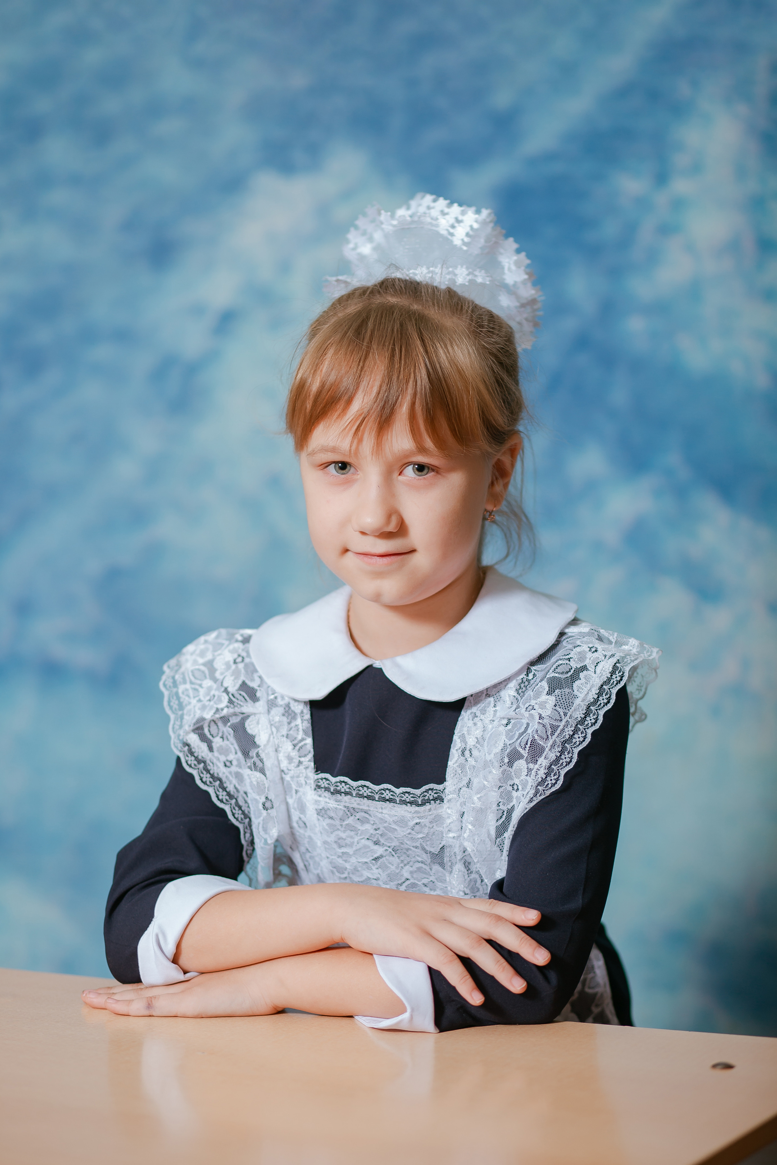 Съёмка первоклассников для буклета. Студия выпускных альбомов Остров