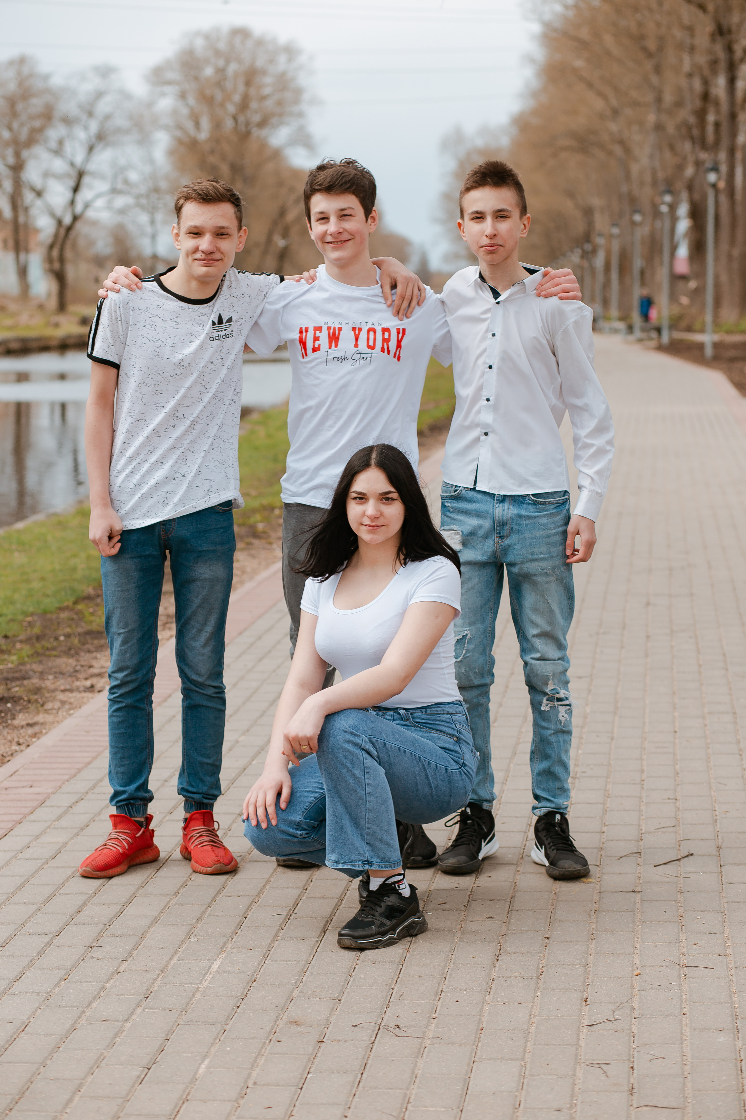 Съемка весной в студии и на улице. Студия выпускных альбомов Остров