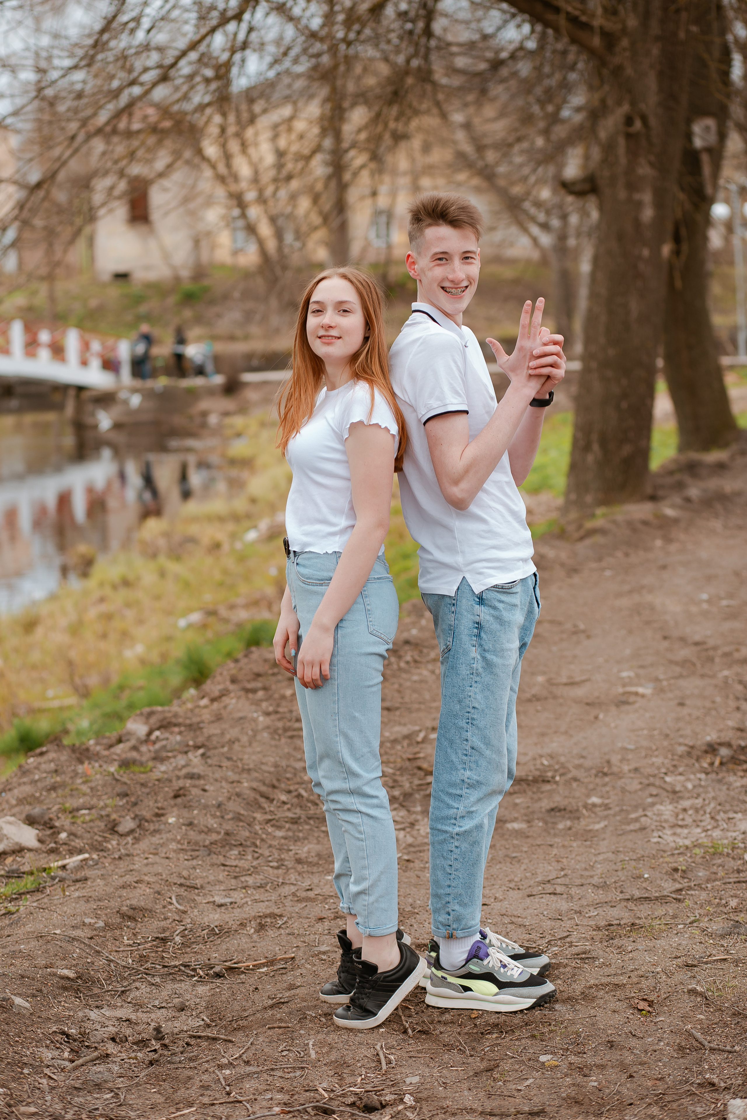 Съемка весной в студии и на улице. Студия выпускных альбомов Остров